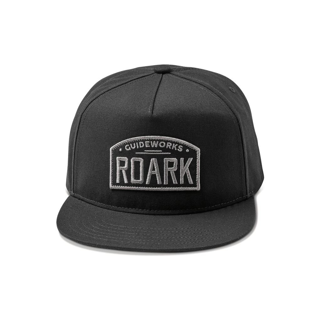 The front view of Roark men's Station Snapback Hat - Black Big Image - 1