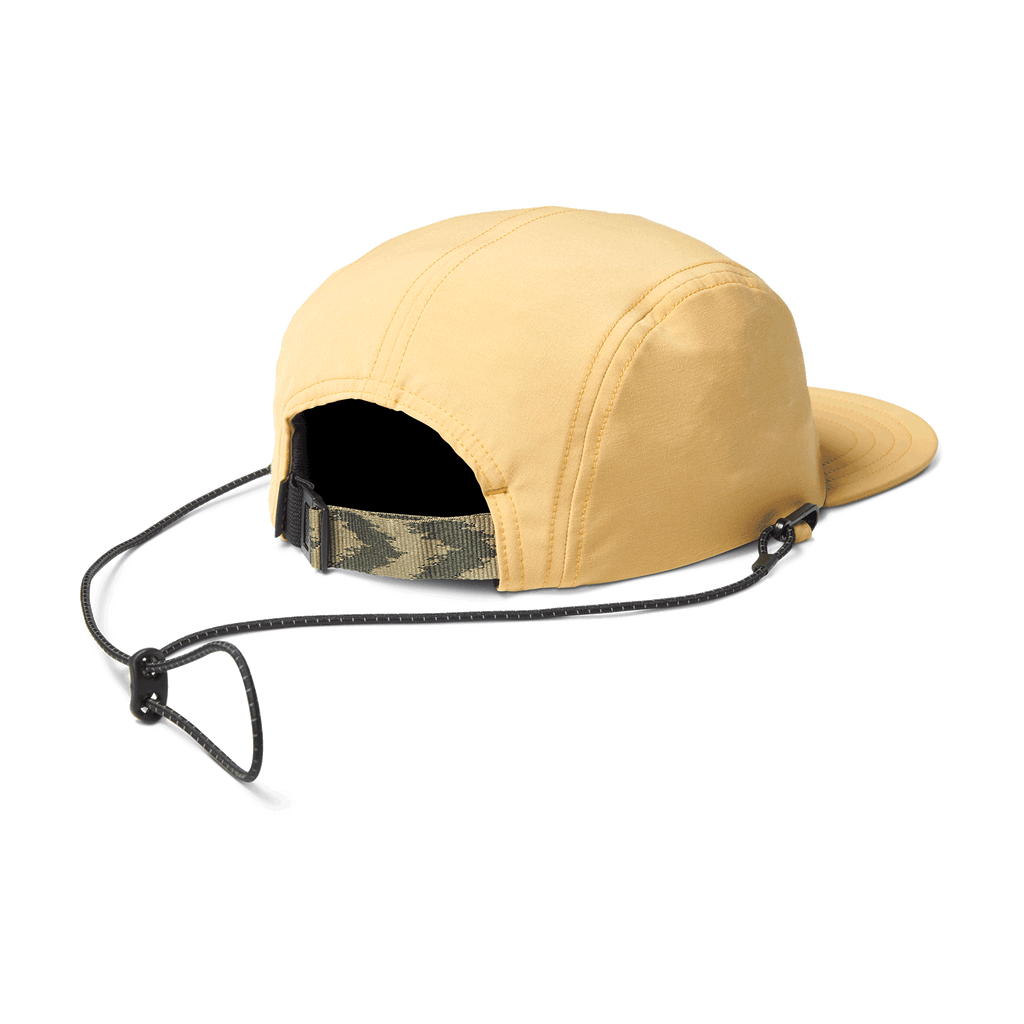 The back of Roark men's Chiller Crushable Strapback Hat - Dusty Gold Big Image - 2