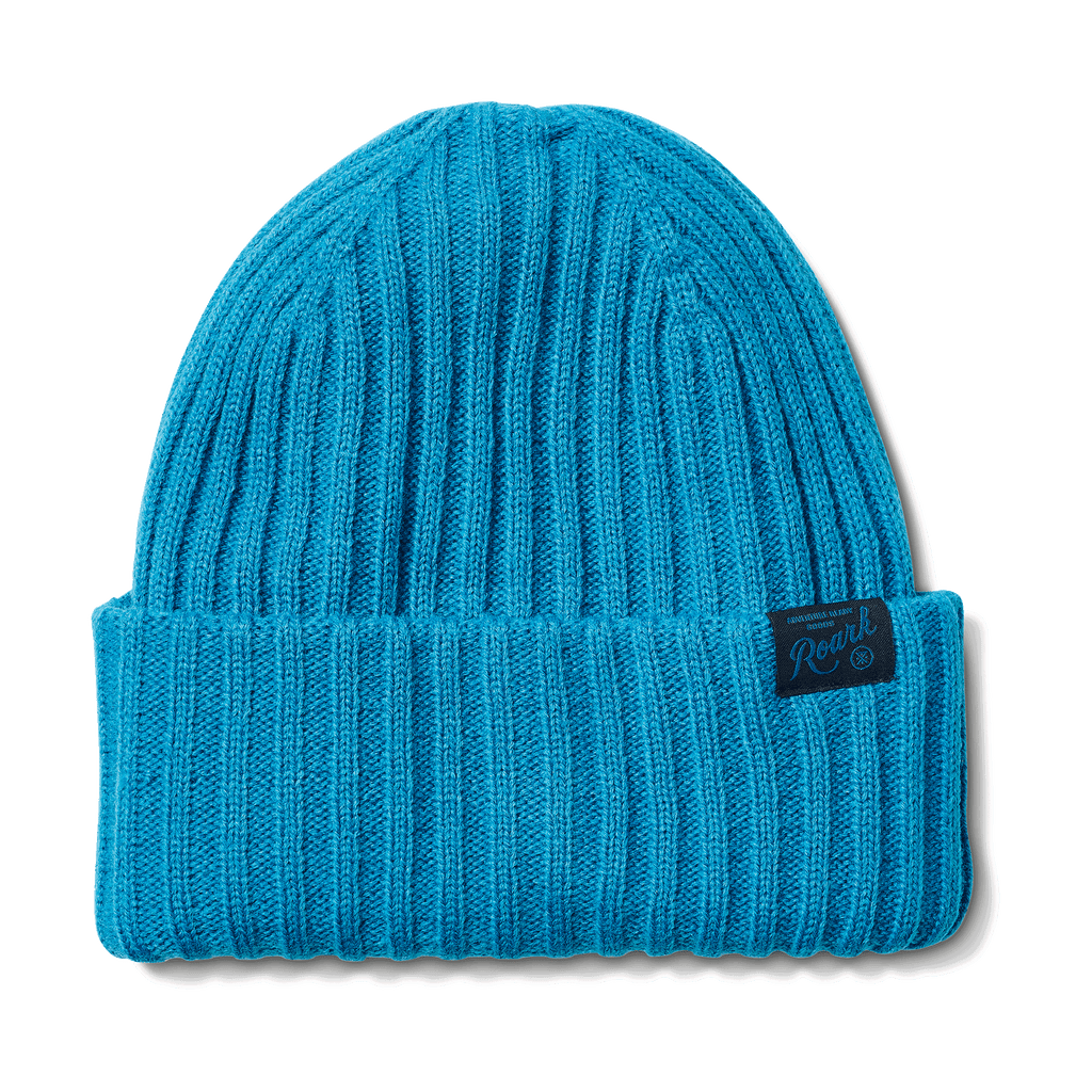 The front of Roark men's Campfire Beanie - Bright Blue Big Image - 1