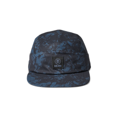 Run Bless Up Camper Strapback Hat in Navy Tie Die – Roark