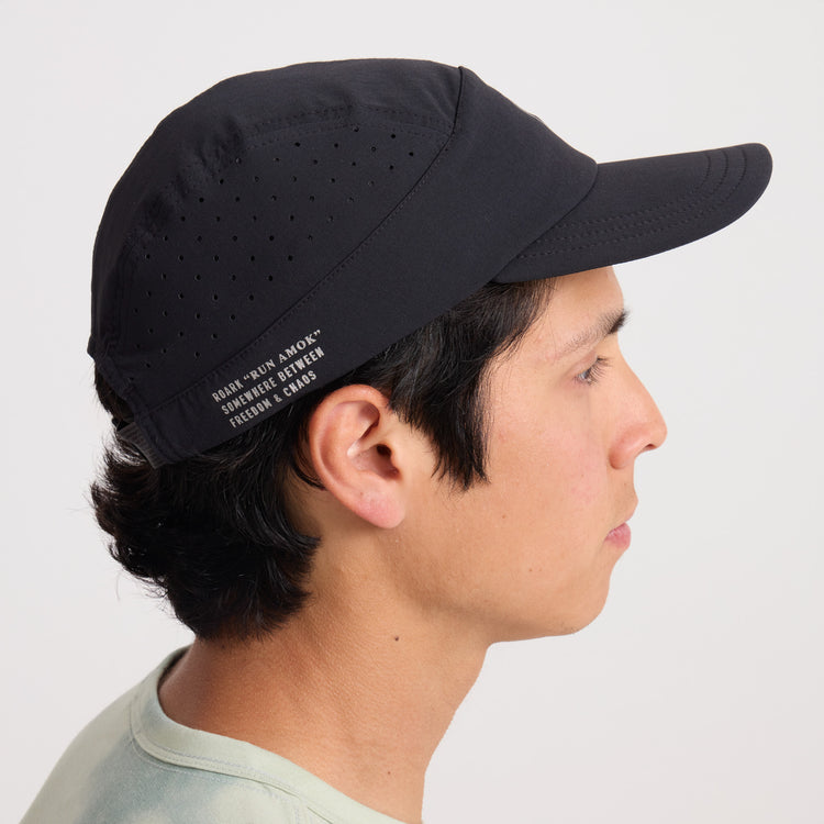 Alta Elite Run Hat Strapback Hat in Black – Roark