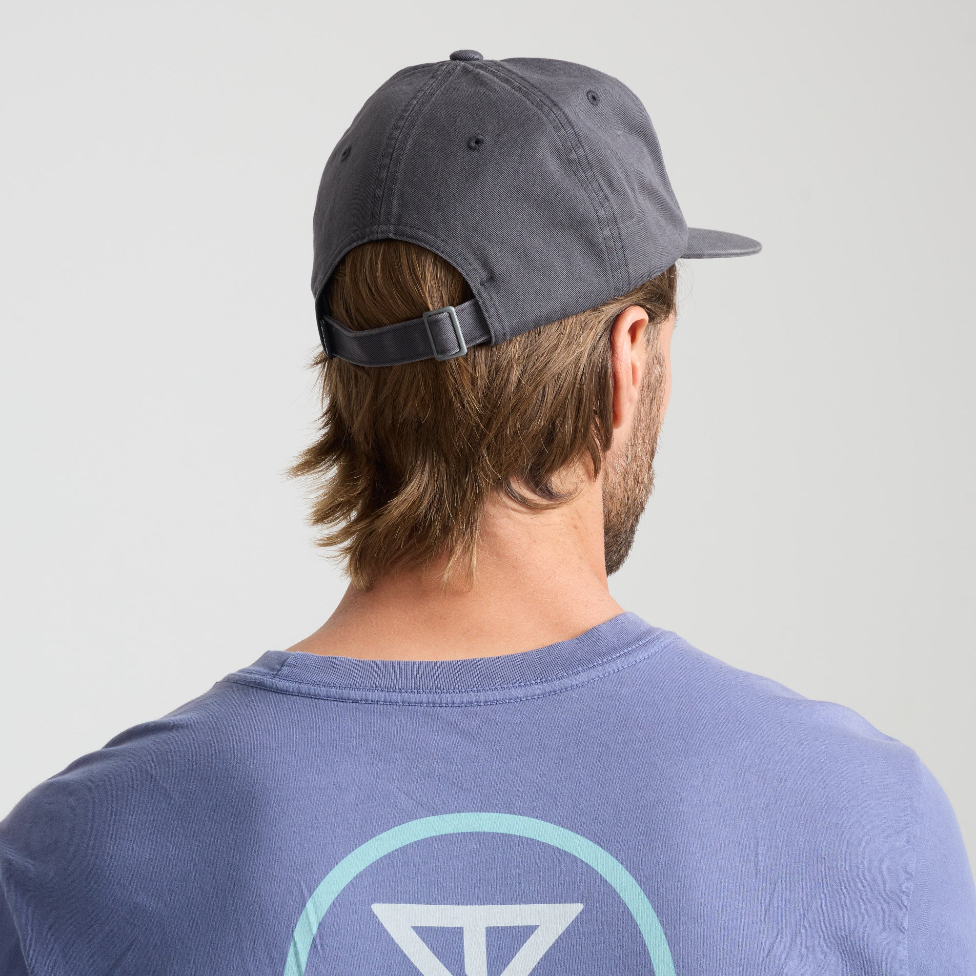 Made To Fade 6 Panel Strapback Hat in Washed Charcoal – Roark