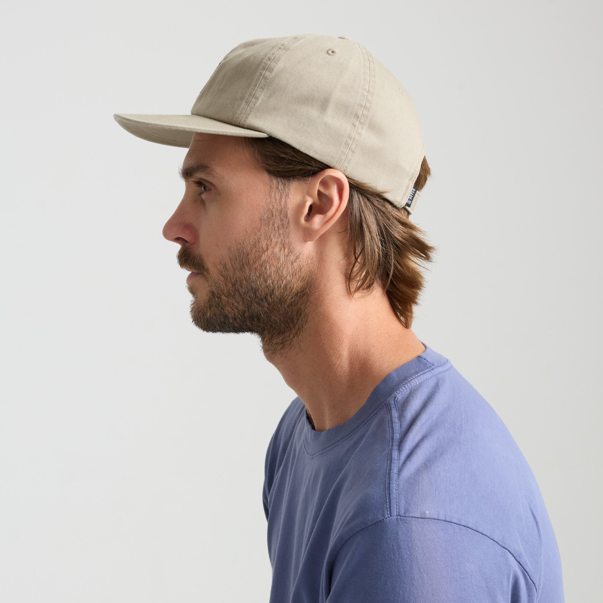 Made To Fade 6 Panel Strapback Hat in Washed Fossil – Roark