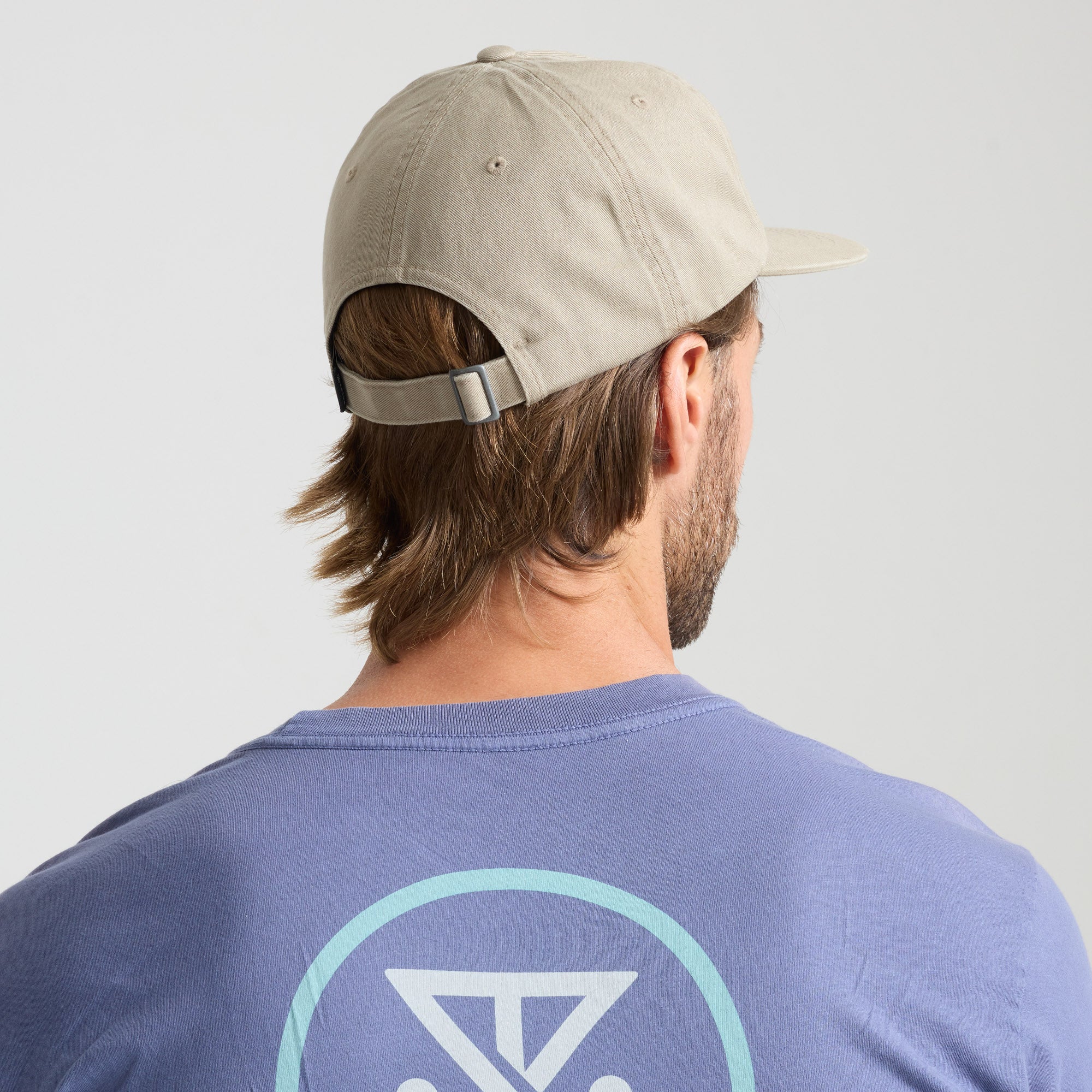 Made To Fade 6 Panel Strapback Hat in Washed Fossil – Roark