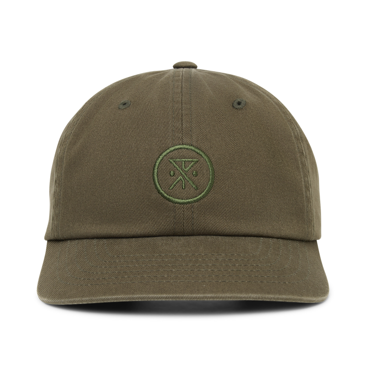 Made To Fade 6 Panel Strapback Hat in Washed Military – Roark