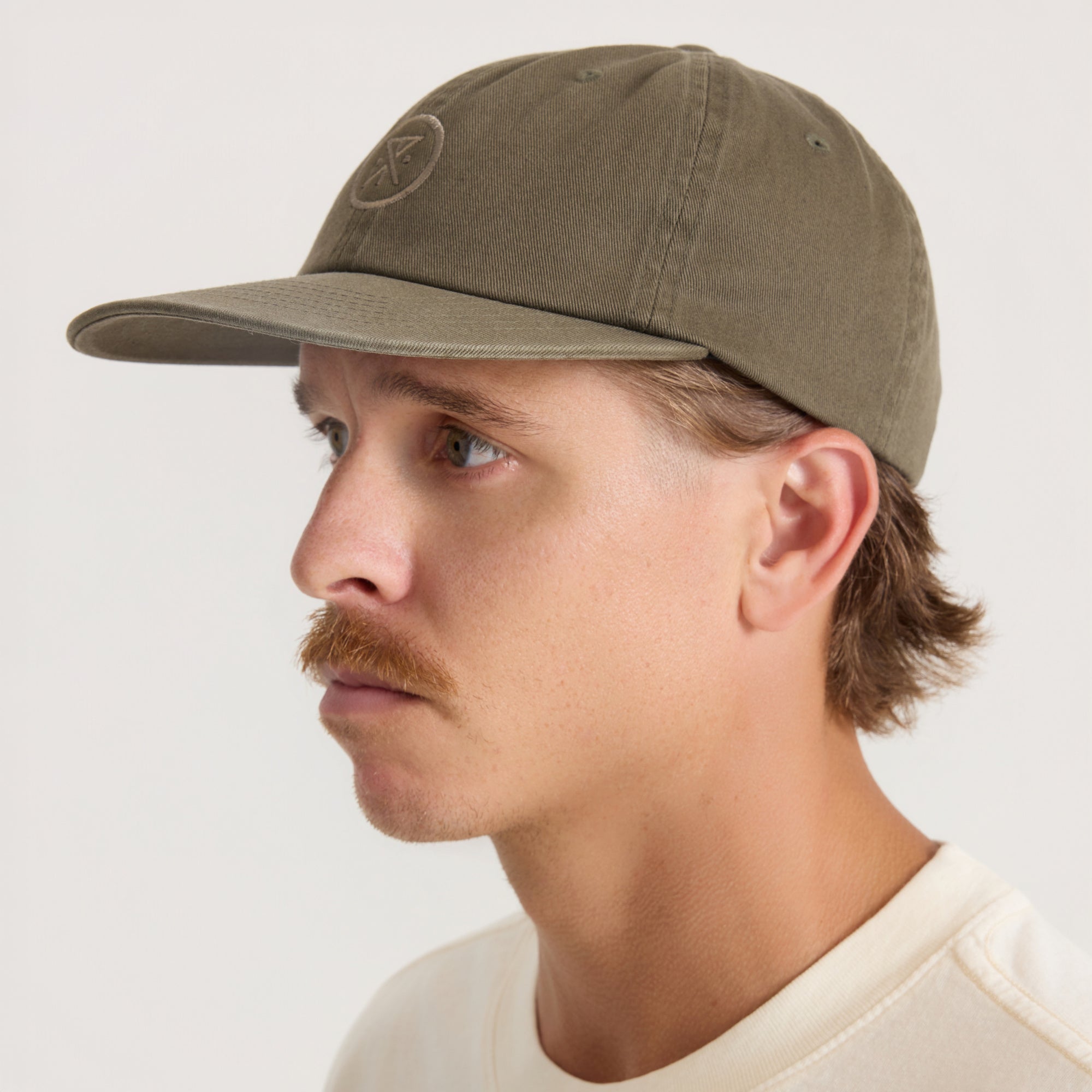 Made To Fade 6 Panel Strapback Hat in Washed Military – Roark