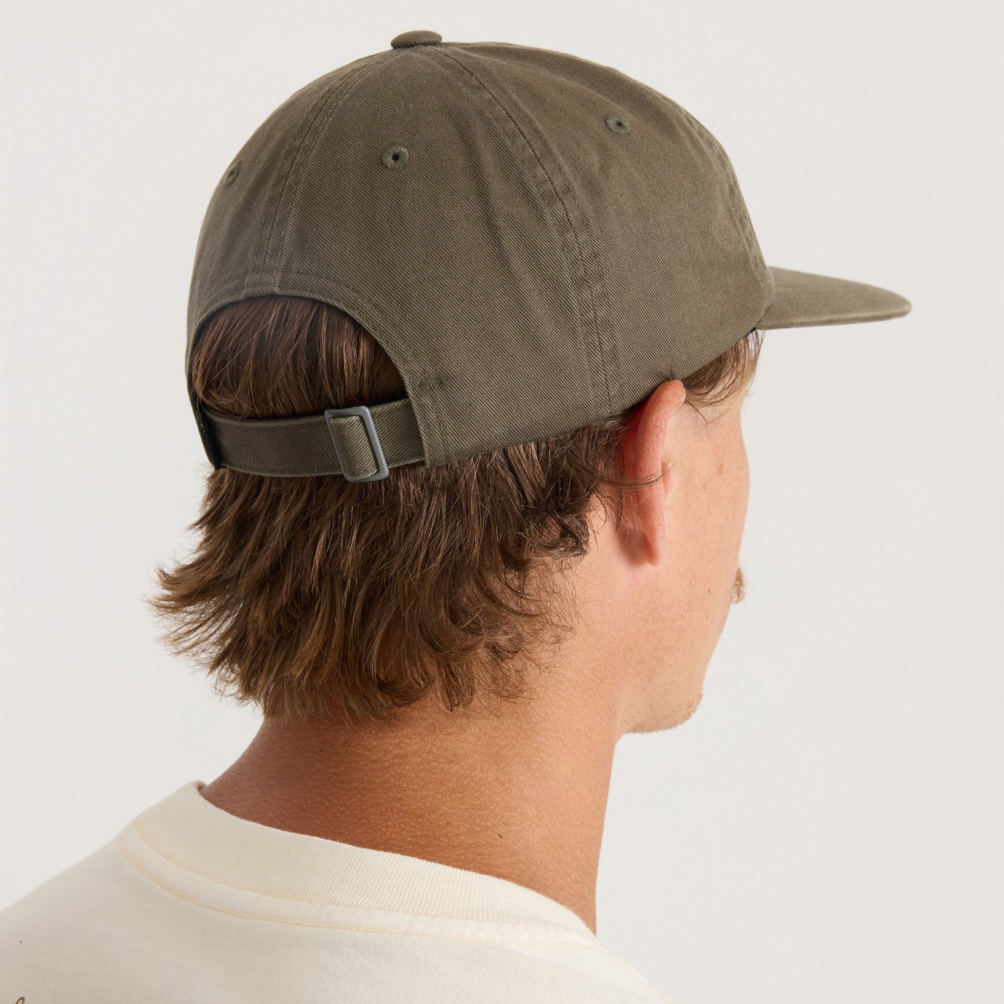 Made To Fade 6 Panel Strapback Hat in Washed Military – Roark