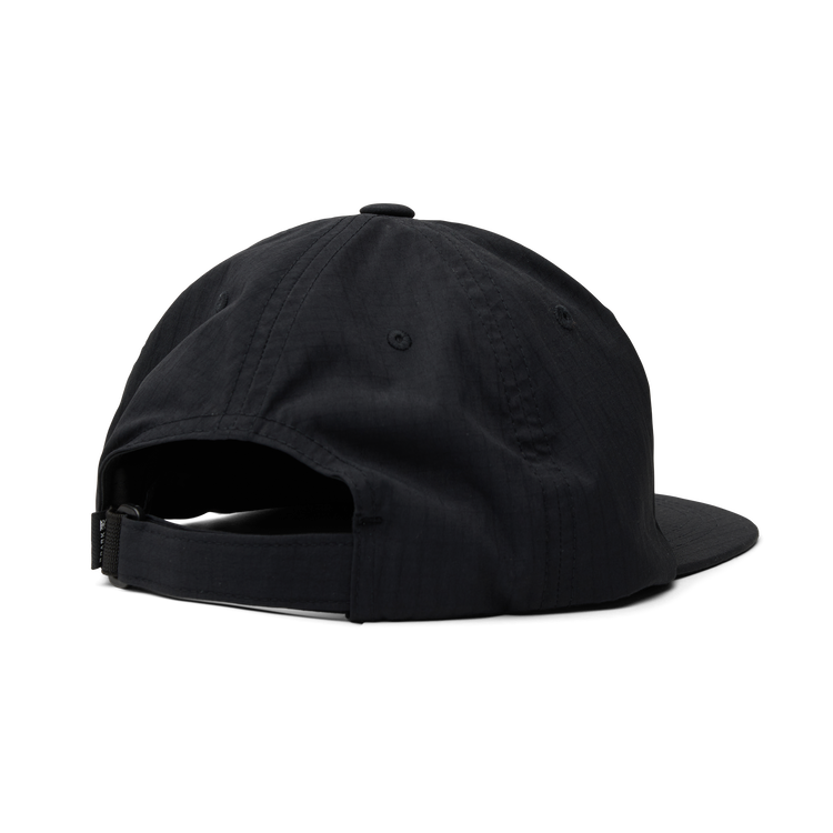 Mathis 5 Panel Strapback Hat in Chaos Black – Roark