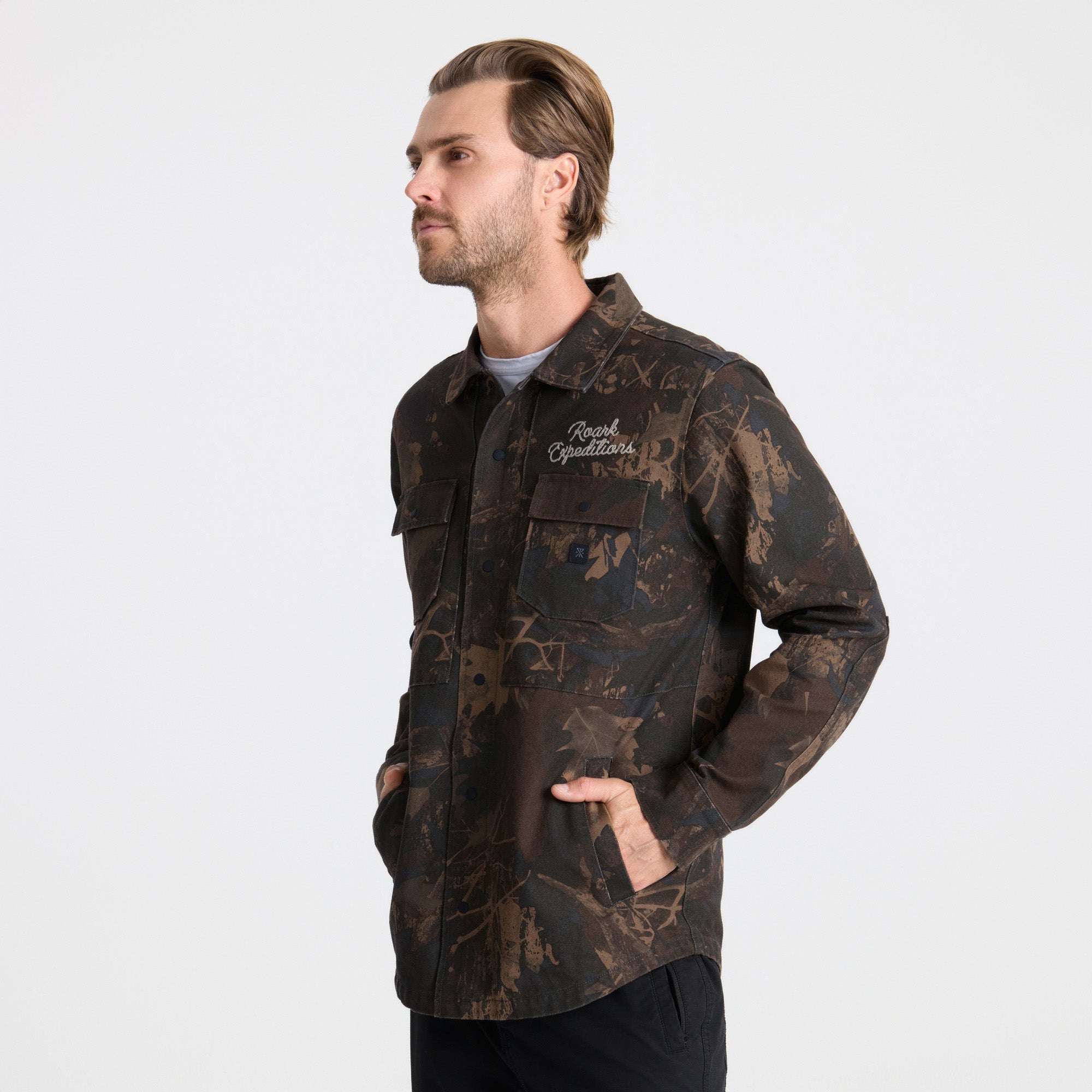 ink リメイク カモ柄 ベトジャン Hebrides Unlined Jacket in Camo – Roark