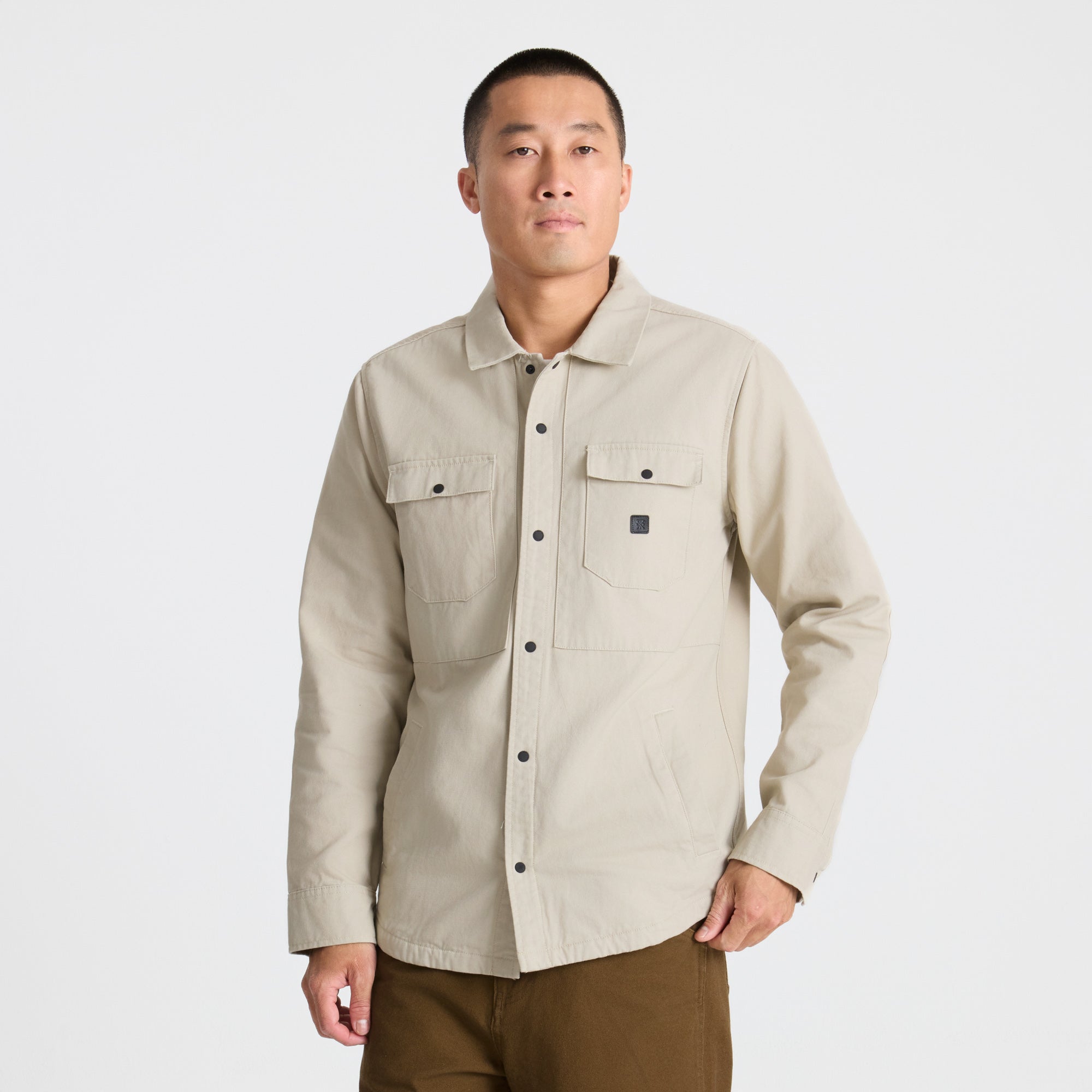 Hebrides Unlined Jacket in Fossil – Roark