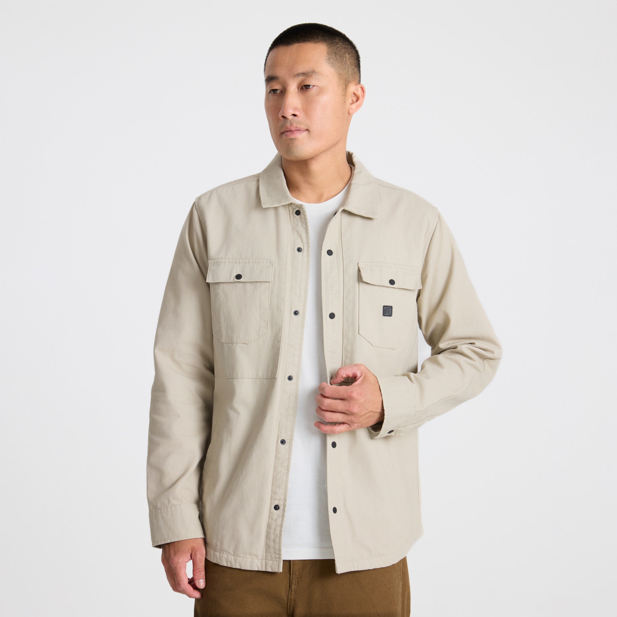 Hebrides Unlined Jacket in Fossil – Roark