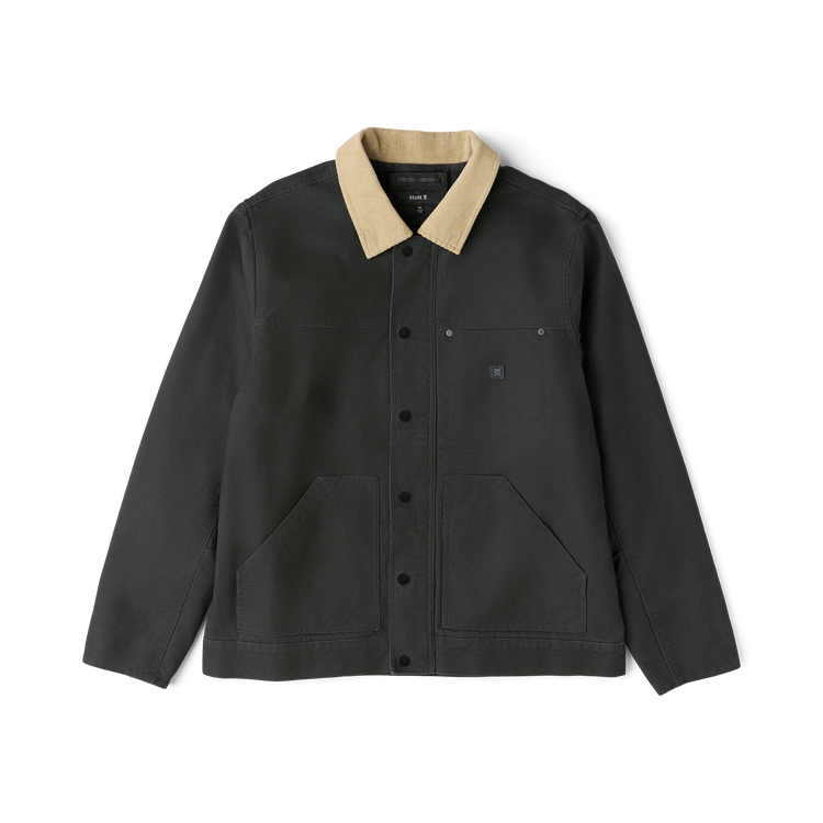OAC ブラック ウィンドブレーカー Lサイズ Open Roads Waxed Canvas Jacket in Onyx – Roark