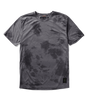 Roark Mathis Tie Dye Short Sleeve Tee in Grey, showcasing a close-up of the front graphic.