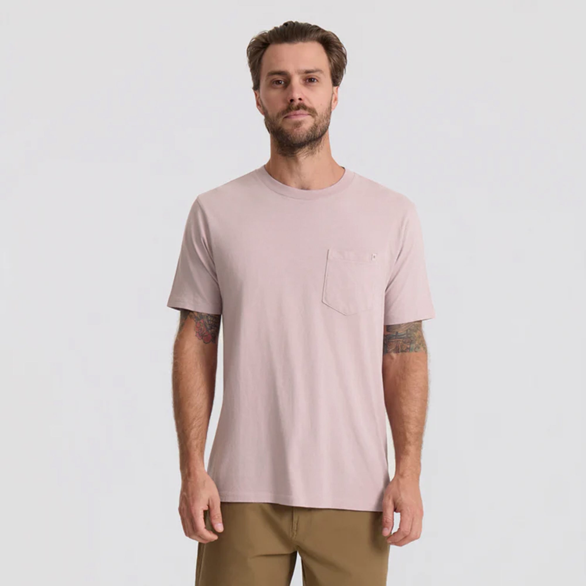Made To Fade Short Sleeve Tee in Washed Dusty Lilac – Roark