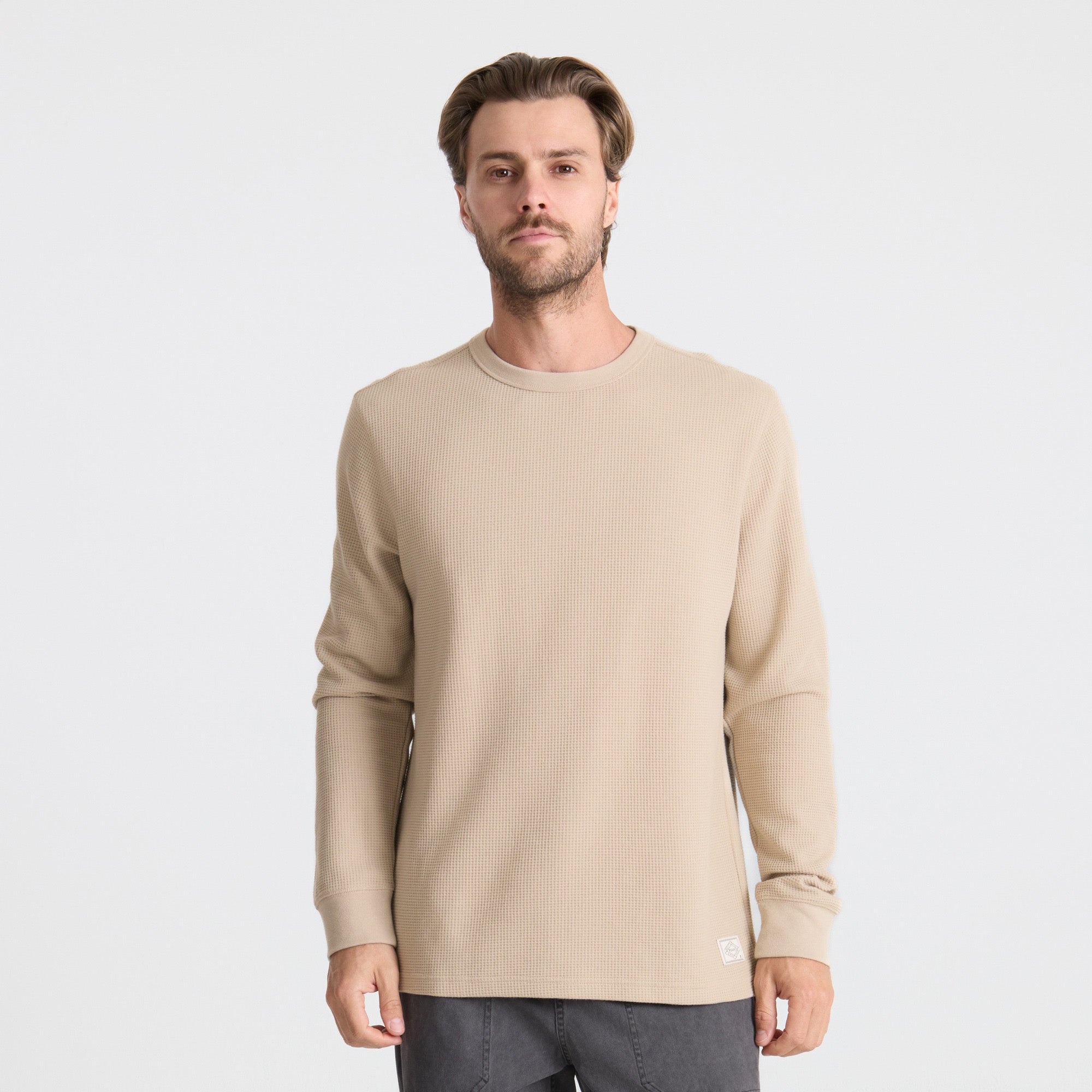 Well Worn Thermal Long Sleeve Tee in Fossil – Roark