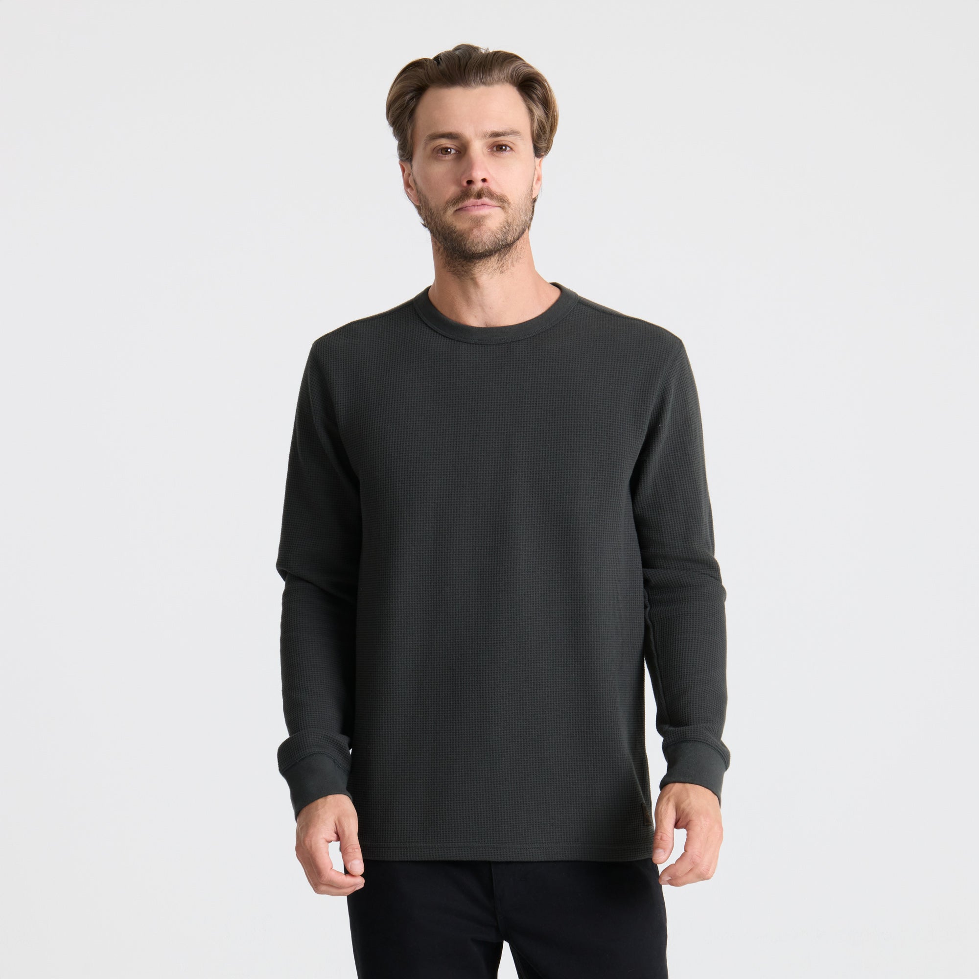 Well Worn Thermal Long Sleeve Tee in Onyx – Roark