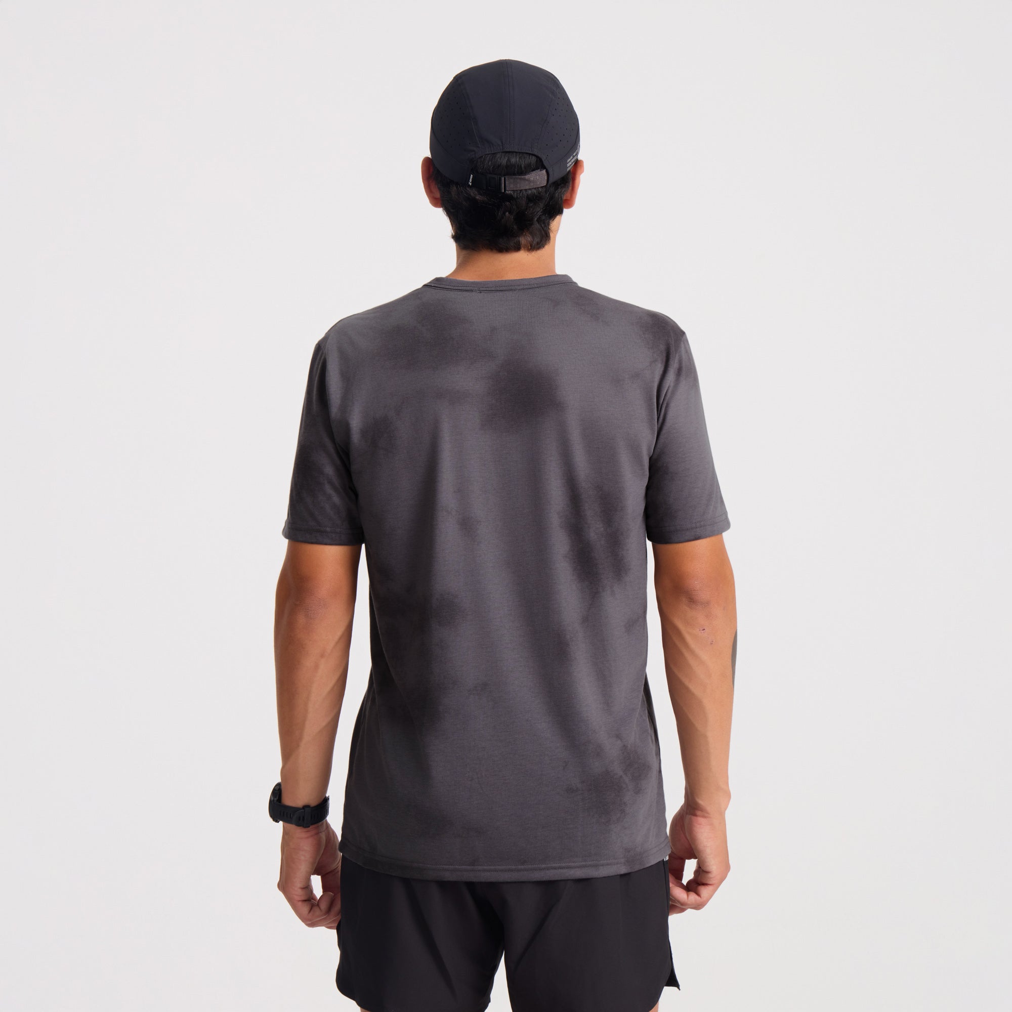 Mathis Active Tie Dye Pocket Short Sleeve Tee in Grey – Roark