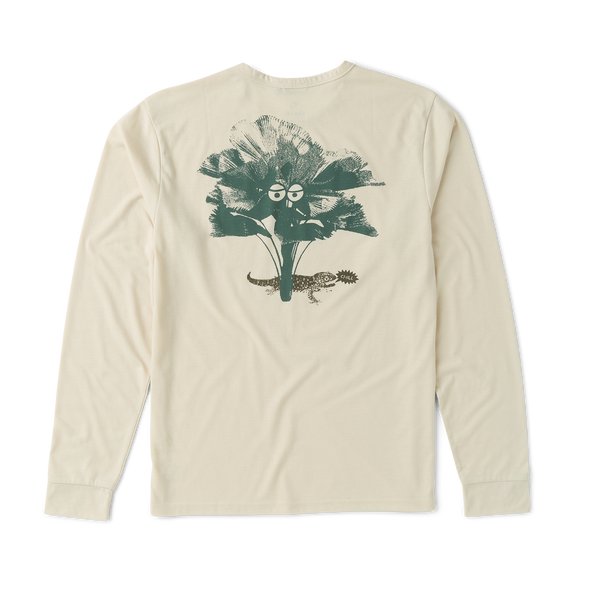 Mathis Active Long Sleeve Tee in Ivory – Roark