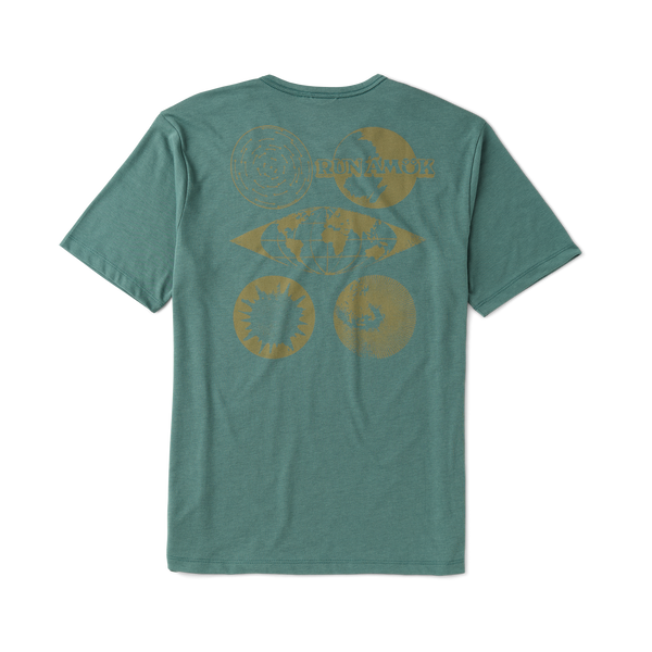 Mathis Active Short Sleeve Tee in Slate Green – Roark