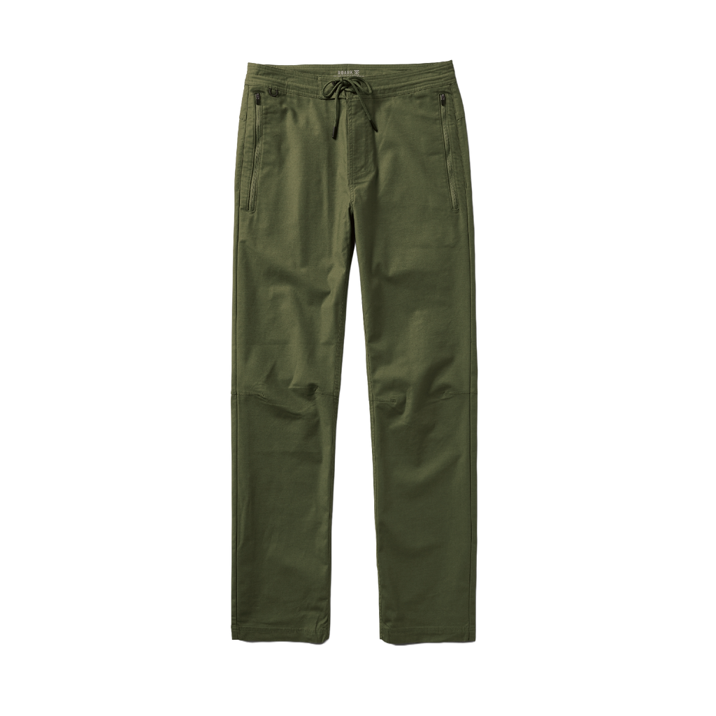 The front of Roark's Layover Relaxed Fit 2.0 Pants - Military Big Image - 1