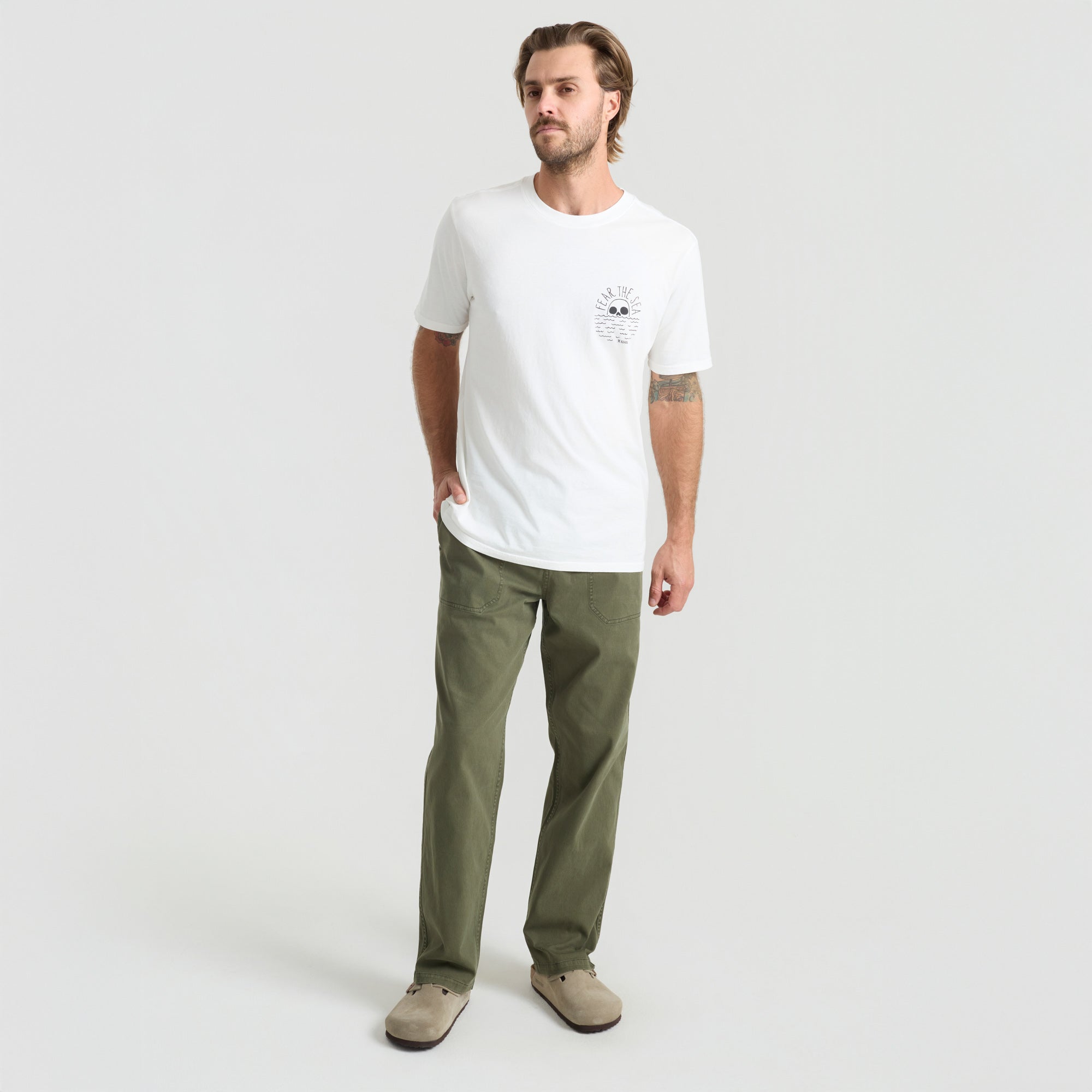 Made To Fade Pants in Washed Military – Roark