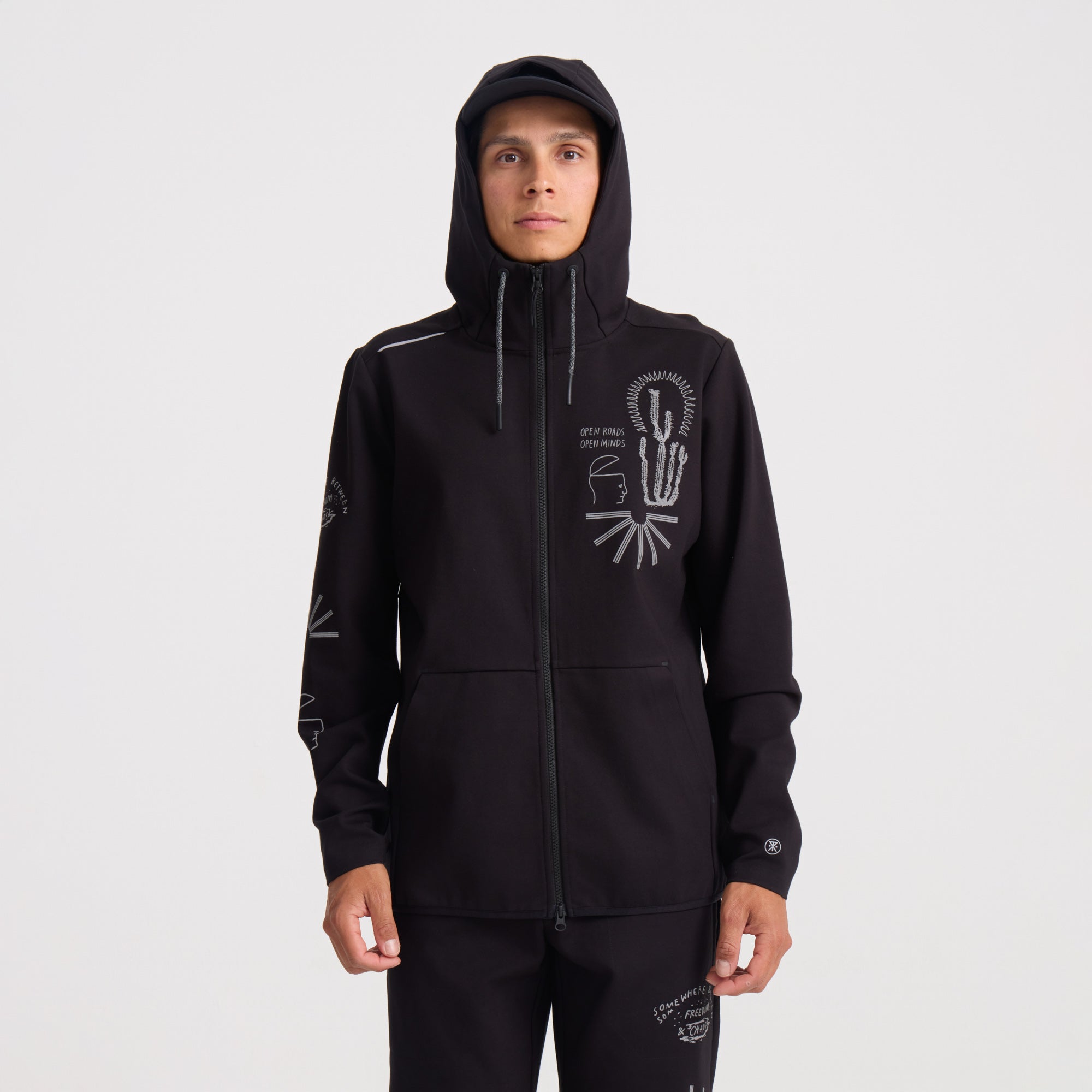 El Morro Zip Fleece 2.0 Hoodie in Black – Roark