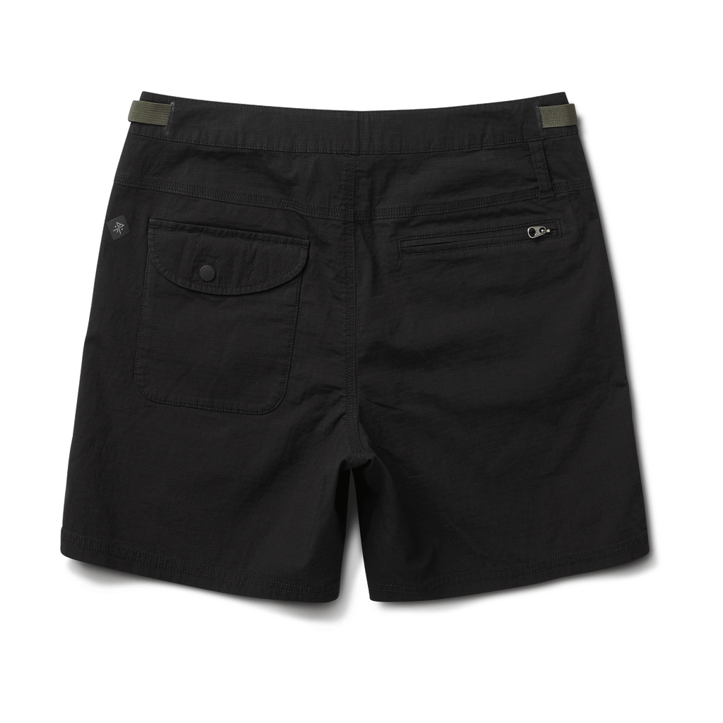 The back of Roark men's Campover Shorts 17" - Black Big Image - 2