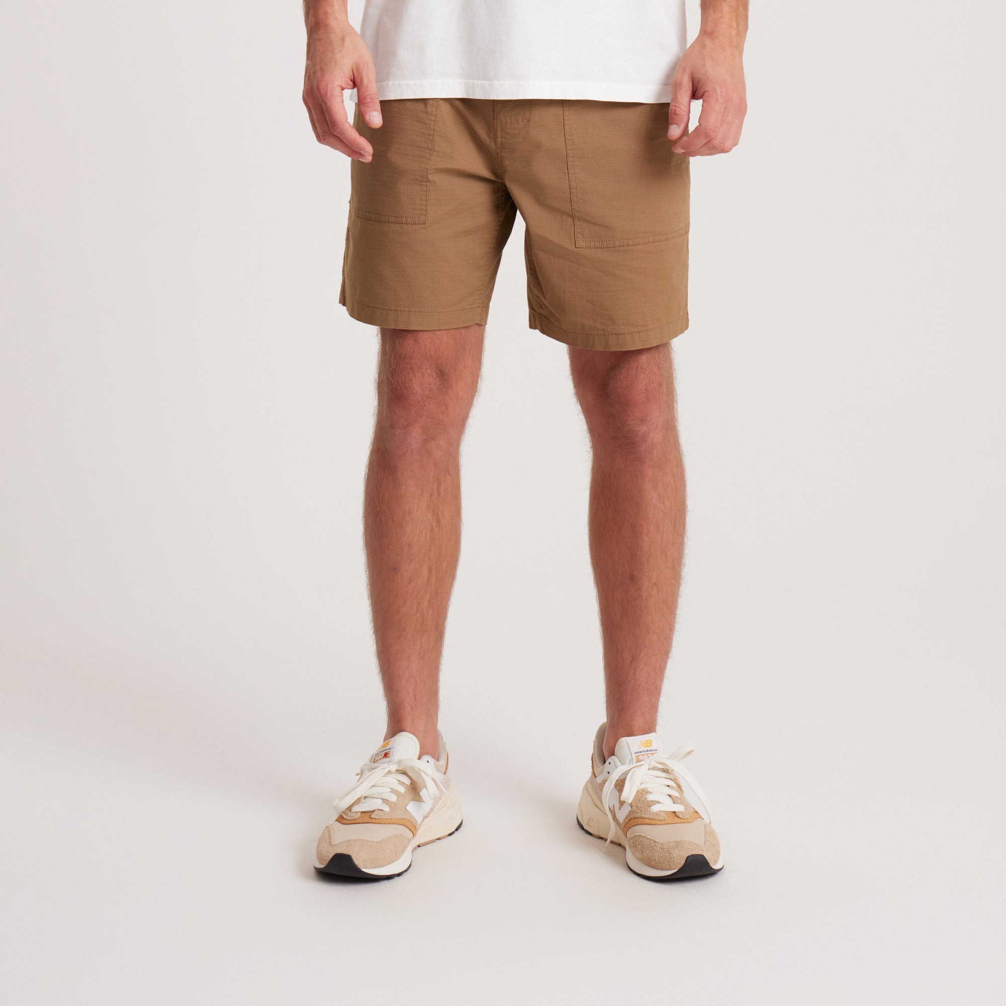 Layover Utility Ripstop Shorts in Dark Khaki – Roark
