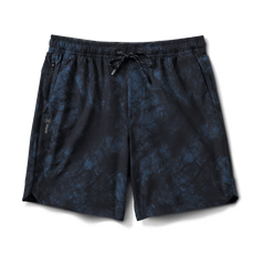 Serrano Active Stretch Shorts in Navy Tie Die – Roark