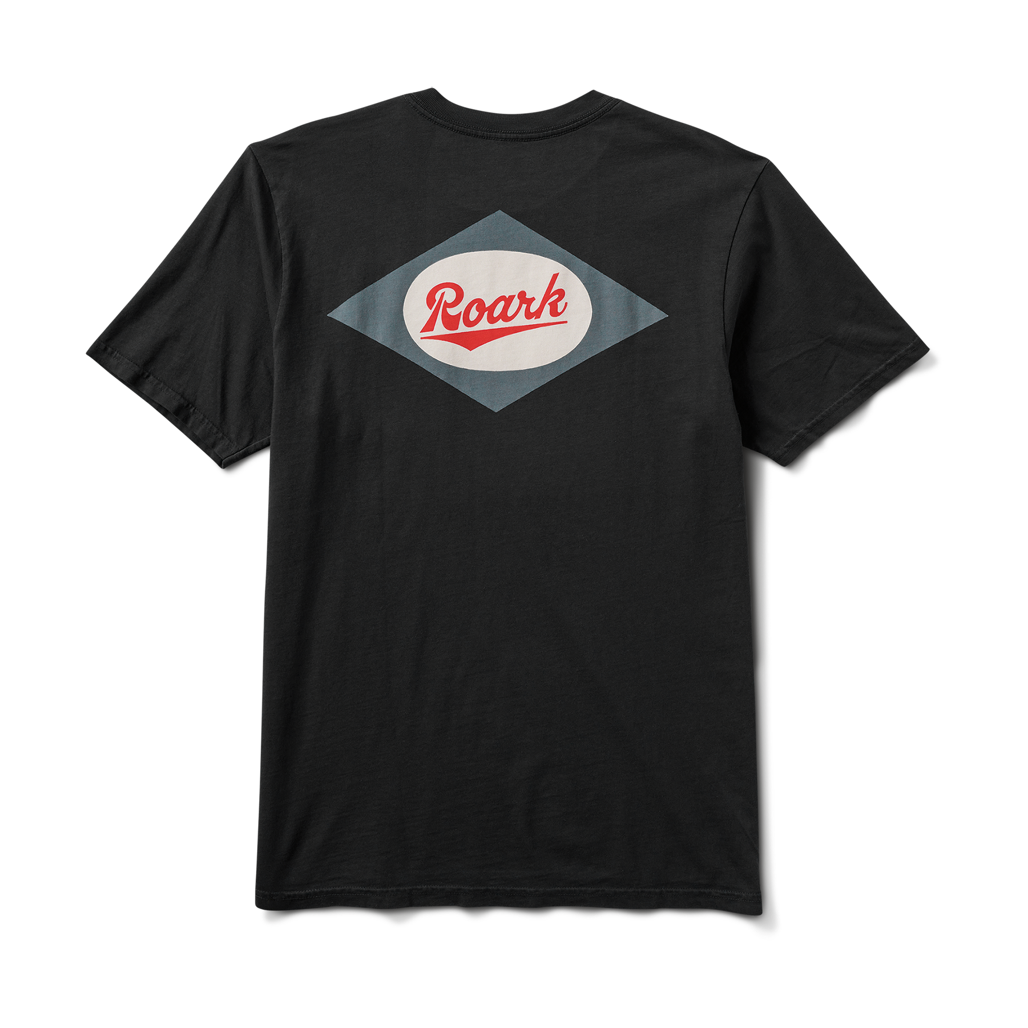 Diamond Script Pocket Premium Tee in Black – Roark