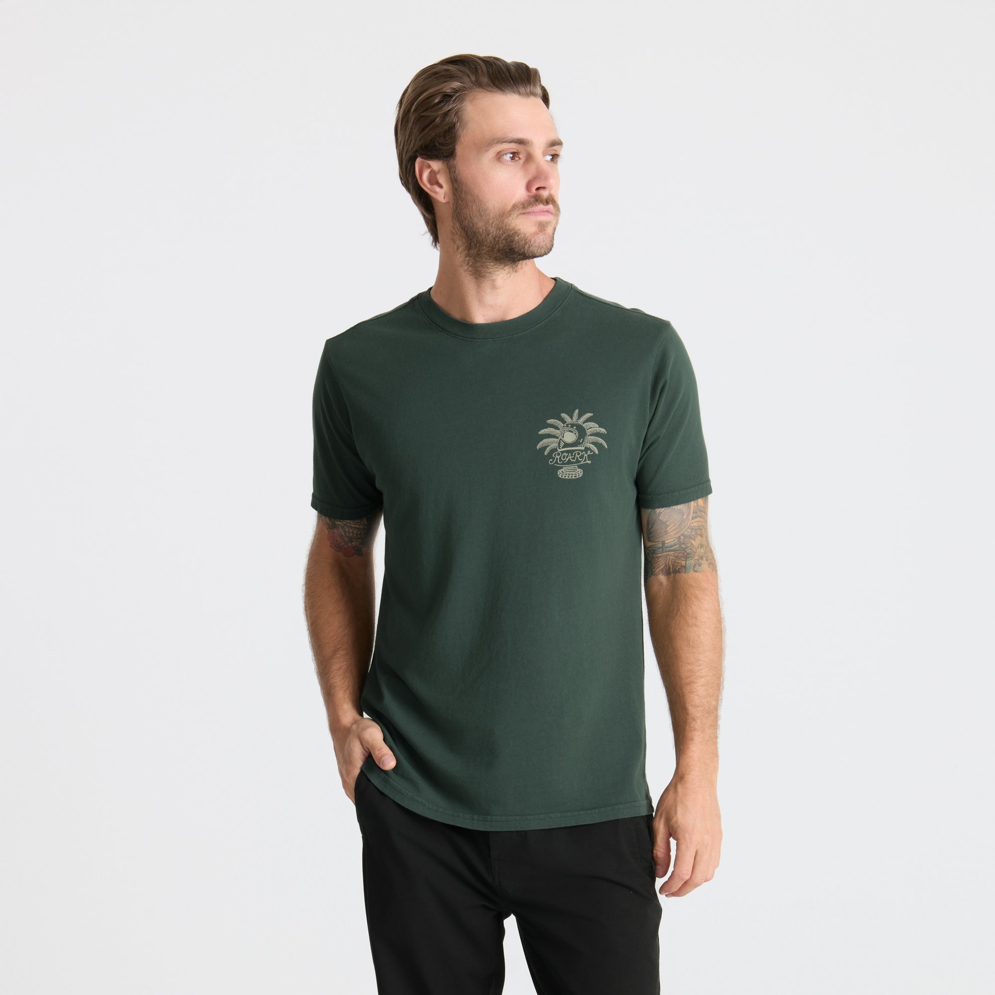 Moto Premium Tee in Dark Forest – Roark