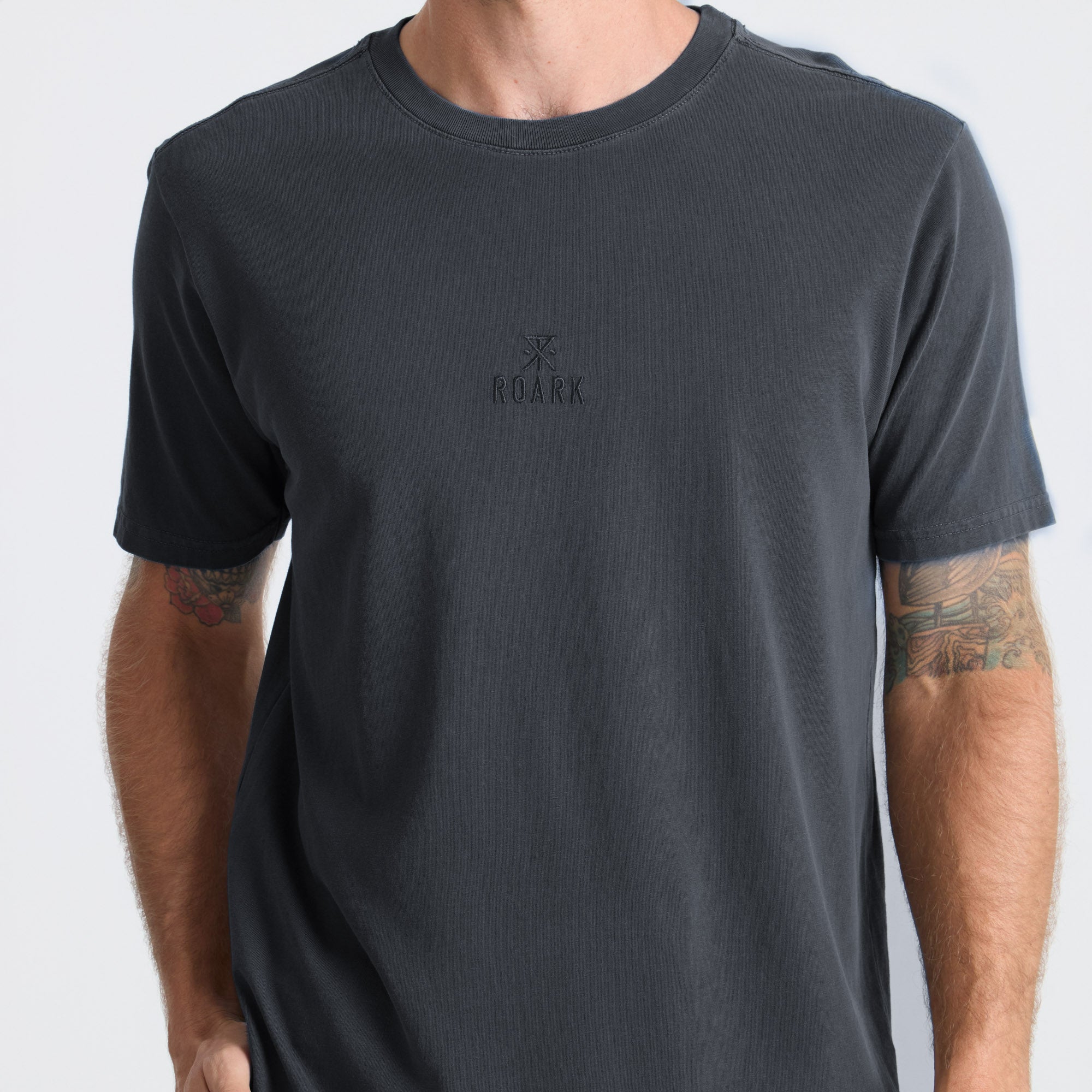 Safecamp Embroidery Premium Tee in Charcoal – Roark