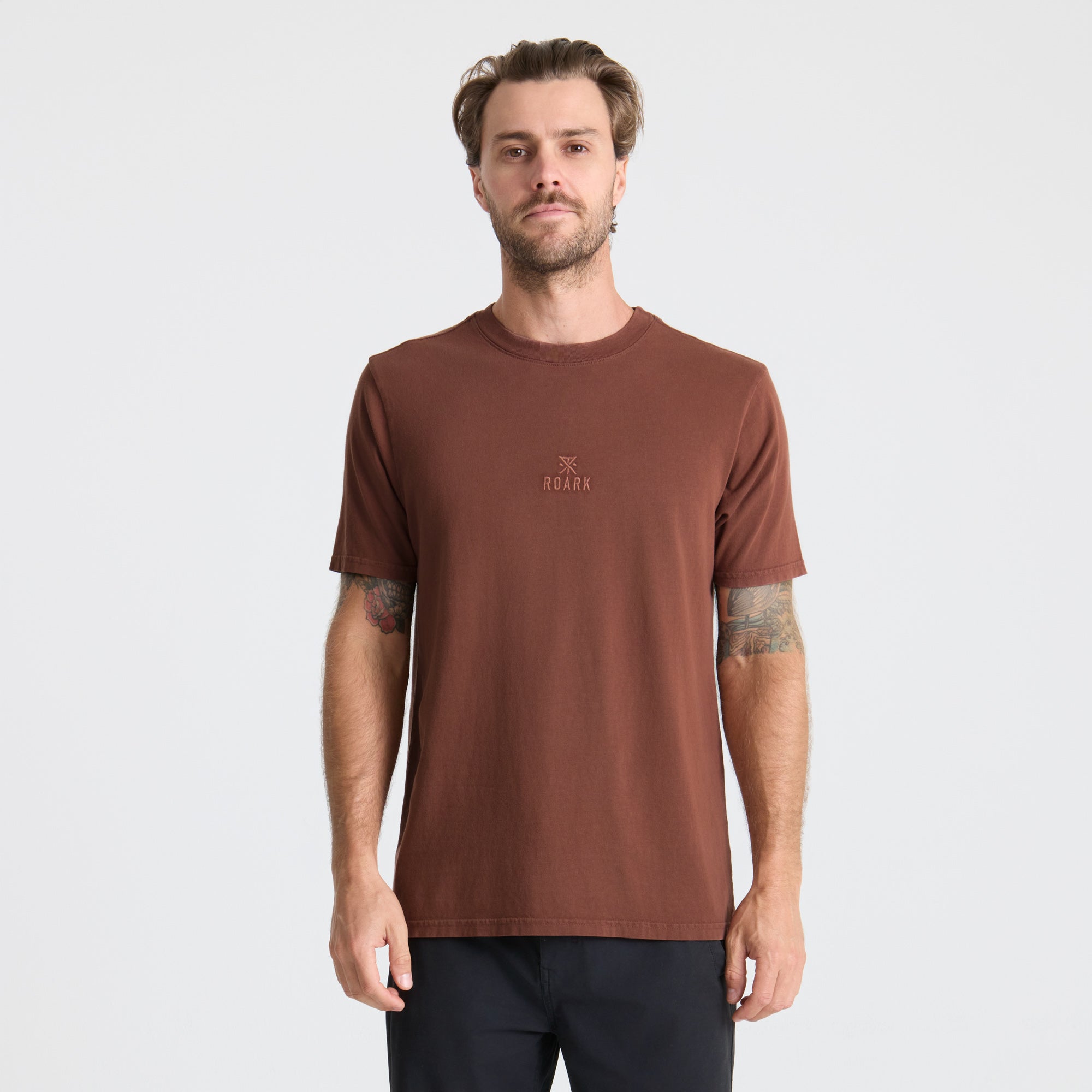Safecamp Embroidery Premium Tee in Red Clay – Roark