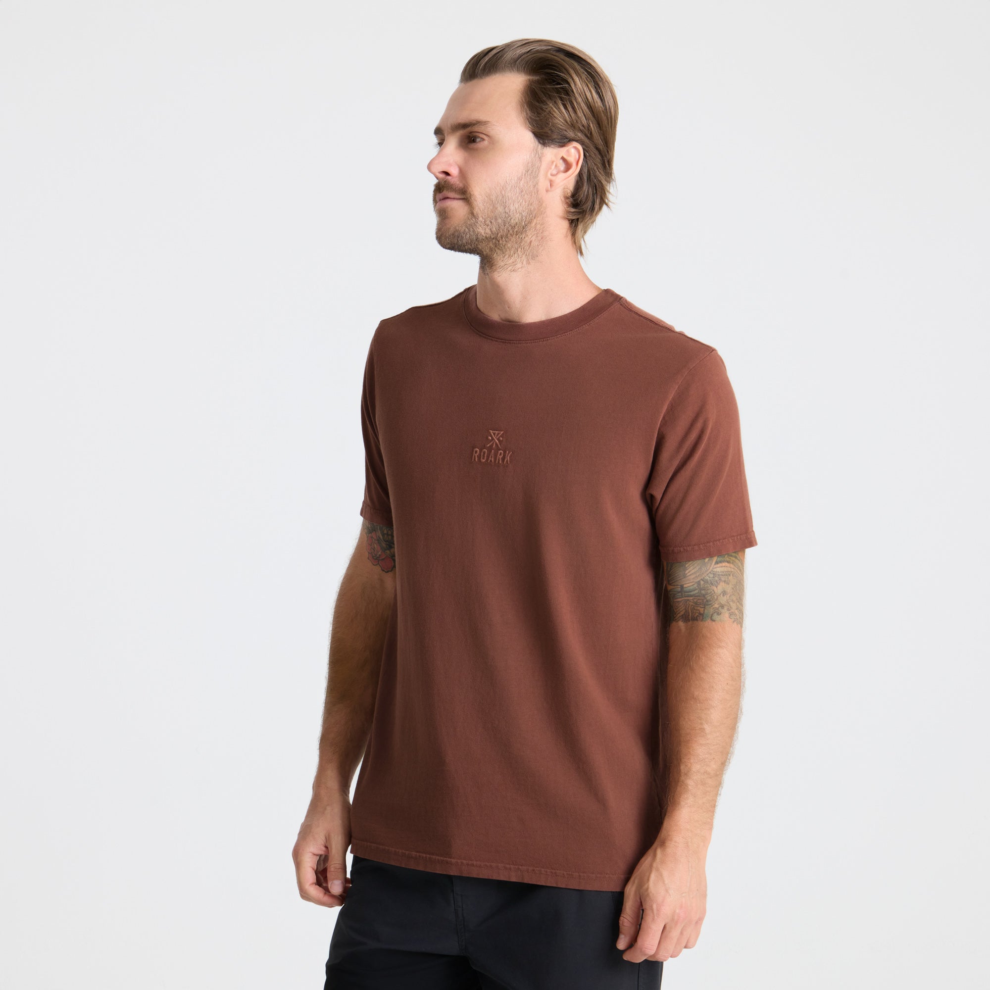 Safecamp Embroidery Premium Tee in Red Clay – Roark