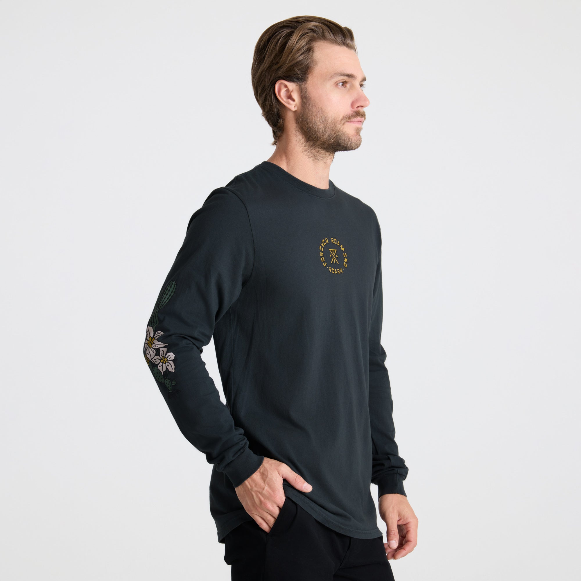 Jaguar Long Sleeve Premium Tee in Black – Roark