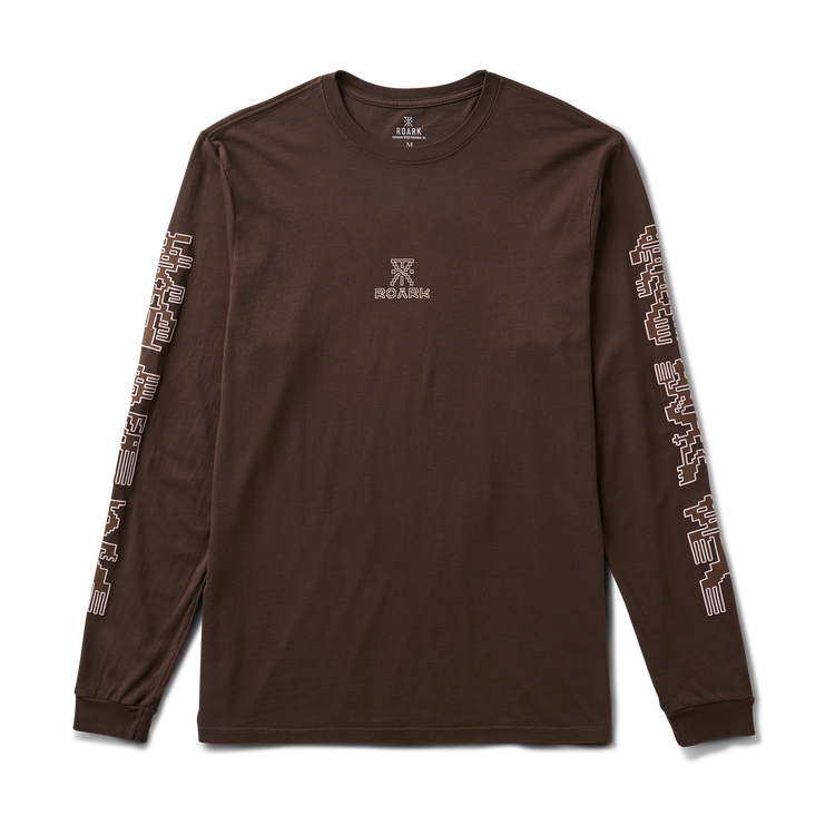 Tomas Premium Long Sleeve Tee in Dark Brown – Roark