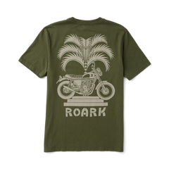Moto Palm Premium Tee in Military – Roark
