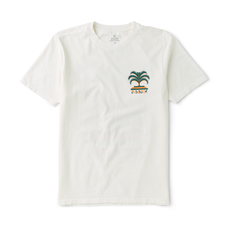 激安50％OFF！◆新品！roar 半袖シャツ 1◆ Moto Palm Premium Tee in Off White – Roark
