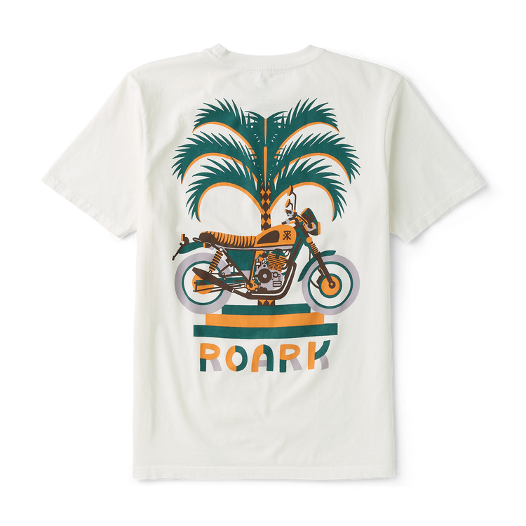 Moto Palm Premium Tee in Off White – Roark