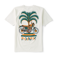 ROARS ORIGINAL モトクロスカットソー Moto Palm Premium Tee in Off White – Roark