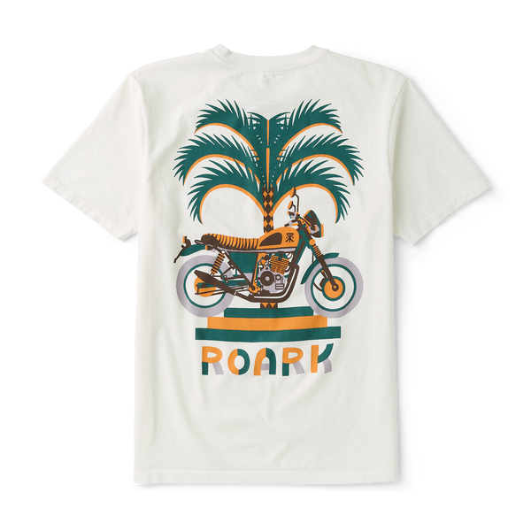 Moto Palm Premium Tee in Off White – Roark