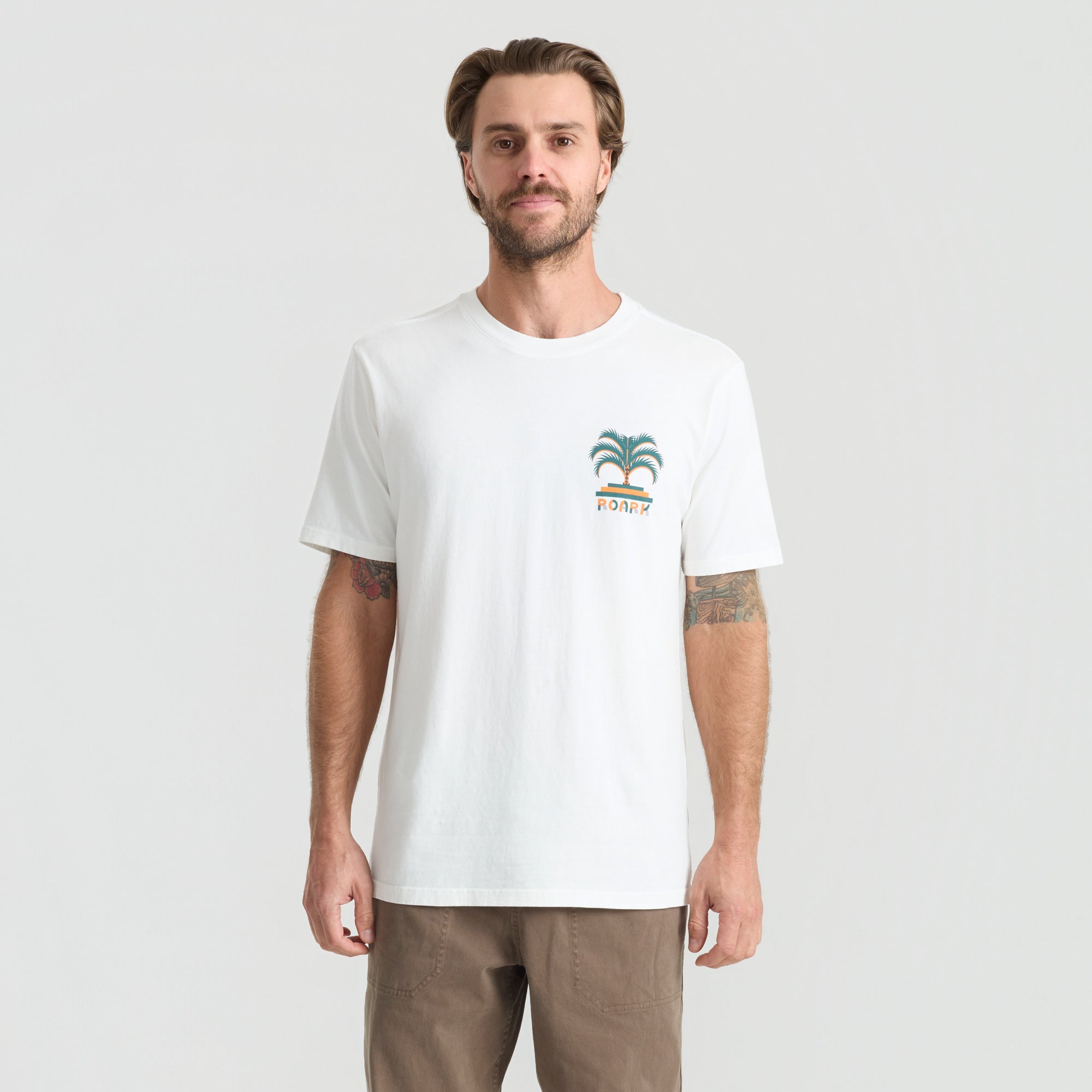 Moto Palm Premium Tee in Off White – Roark