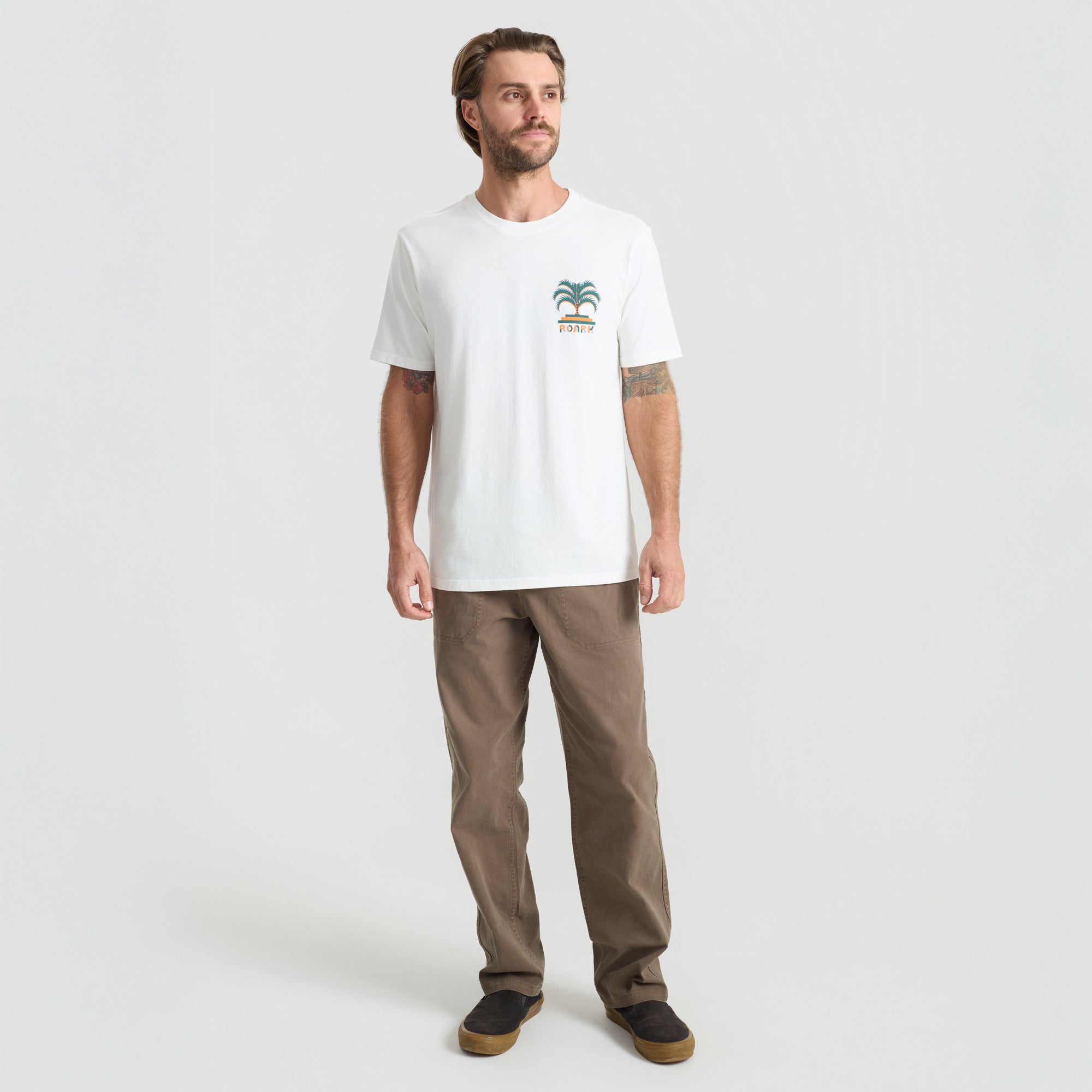 Moto Palm Premium Tee in Off White – Roark