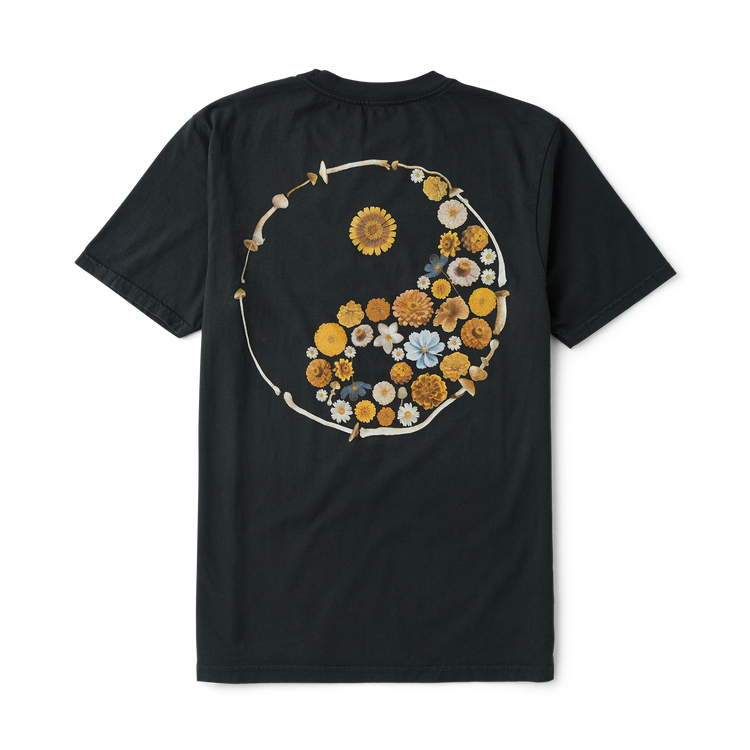 Yin Yang Forage Premium Tee in Washed Black – Roark