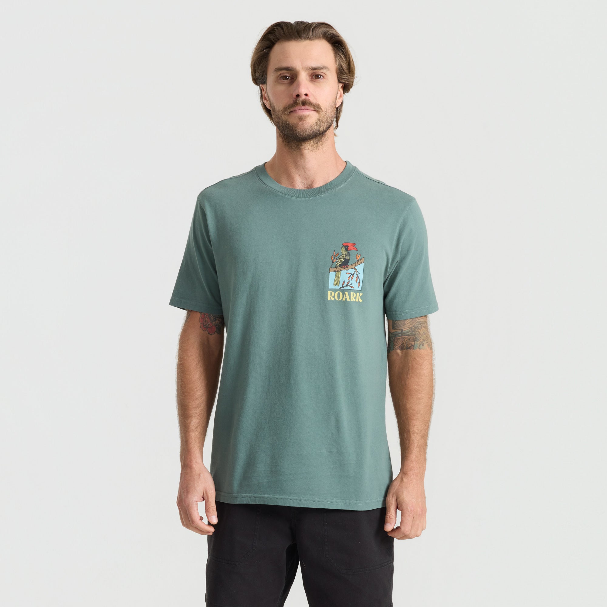 Enjoy Premium Tee in Slate Green – Roark