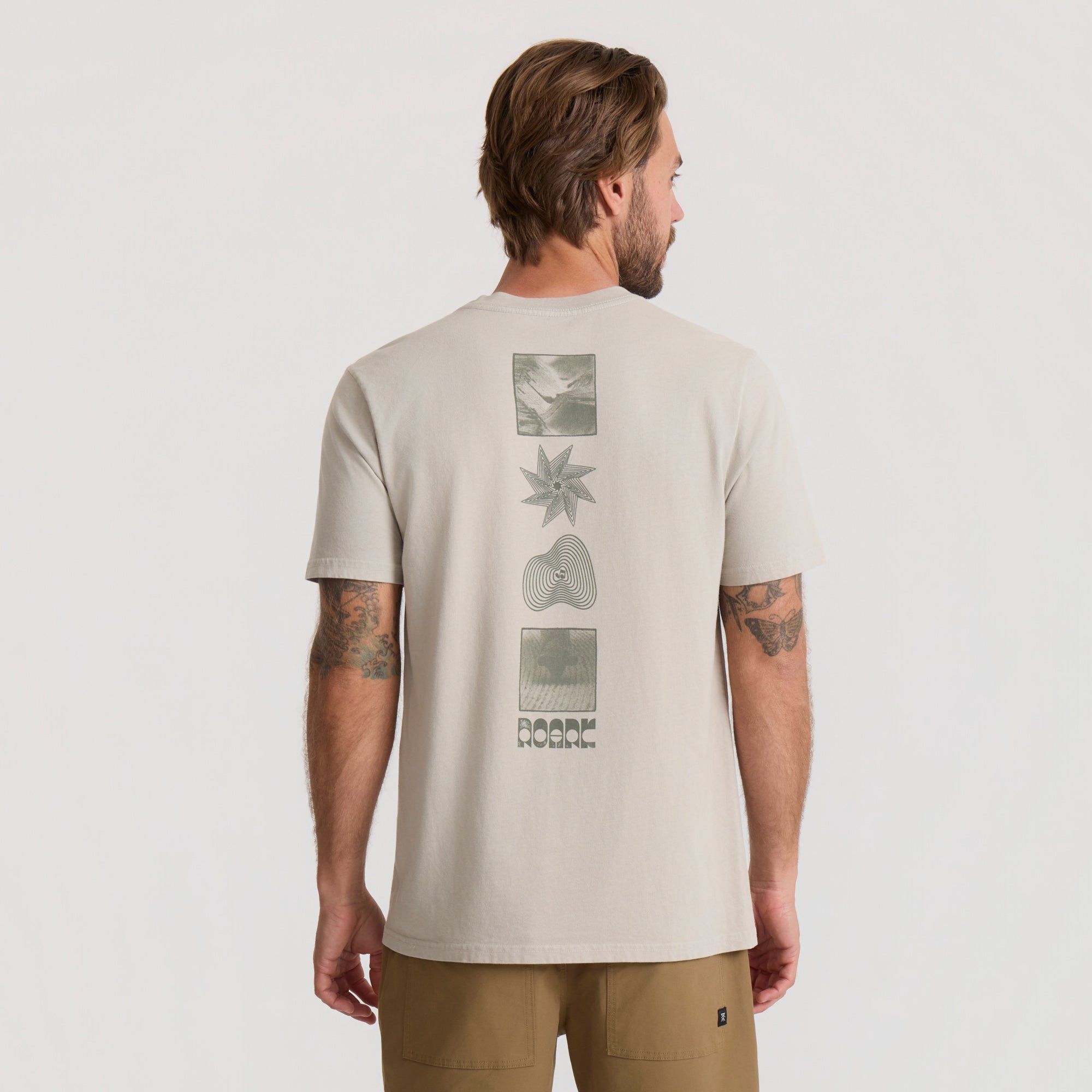 Phonograph Premium Tee in Fossil – Roark