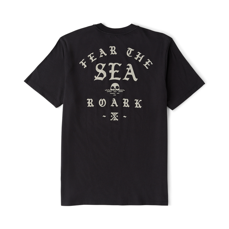 ROARK FEAR THE SEA アロハシャツ XL Fear The Sea Premium Tee in Black – Roark