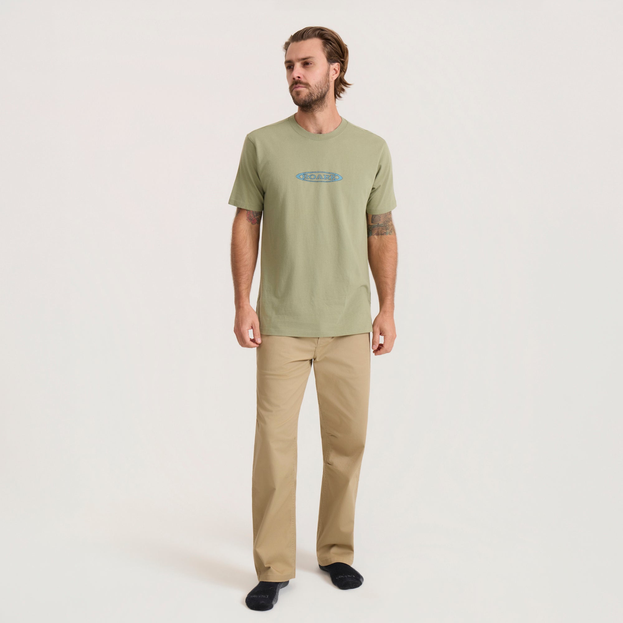 Moto Premium Tee in Dusty Sage – Roark
