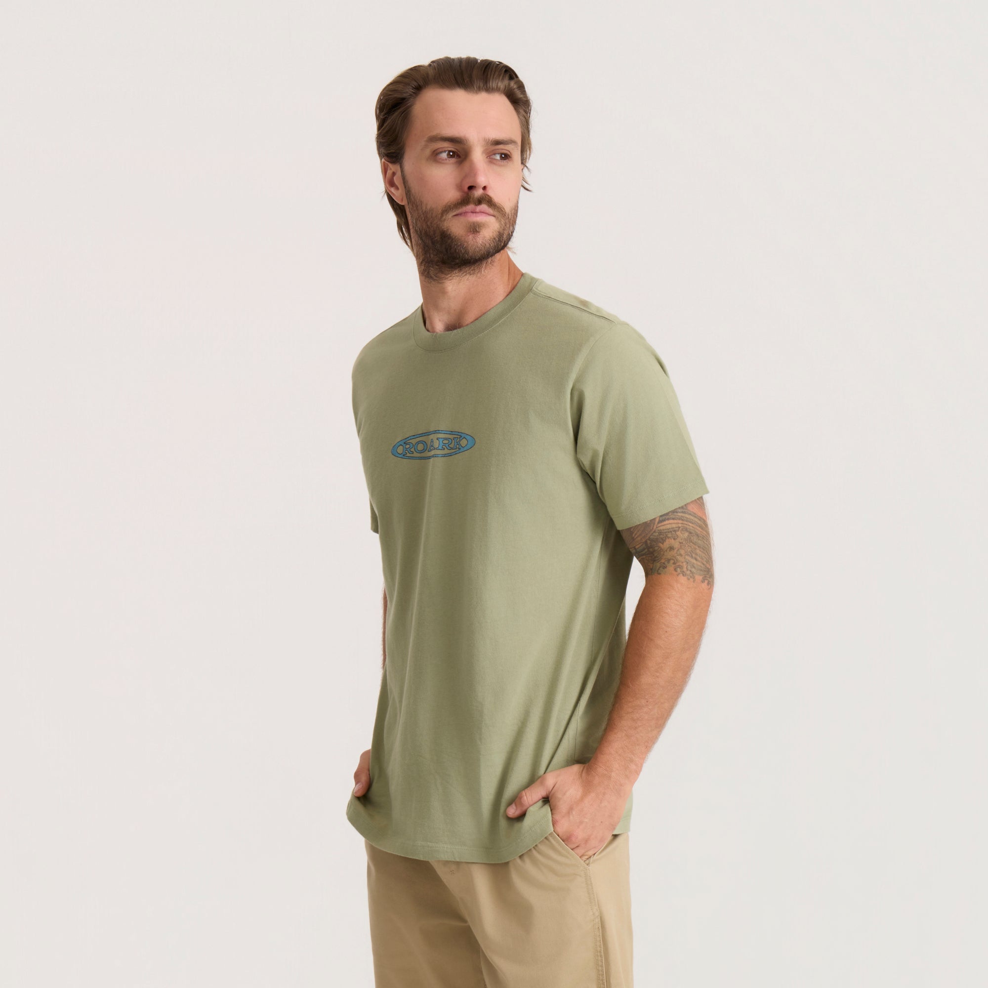 Moto Premium Tee in Dusty Sage – Roark