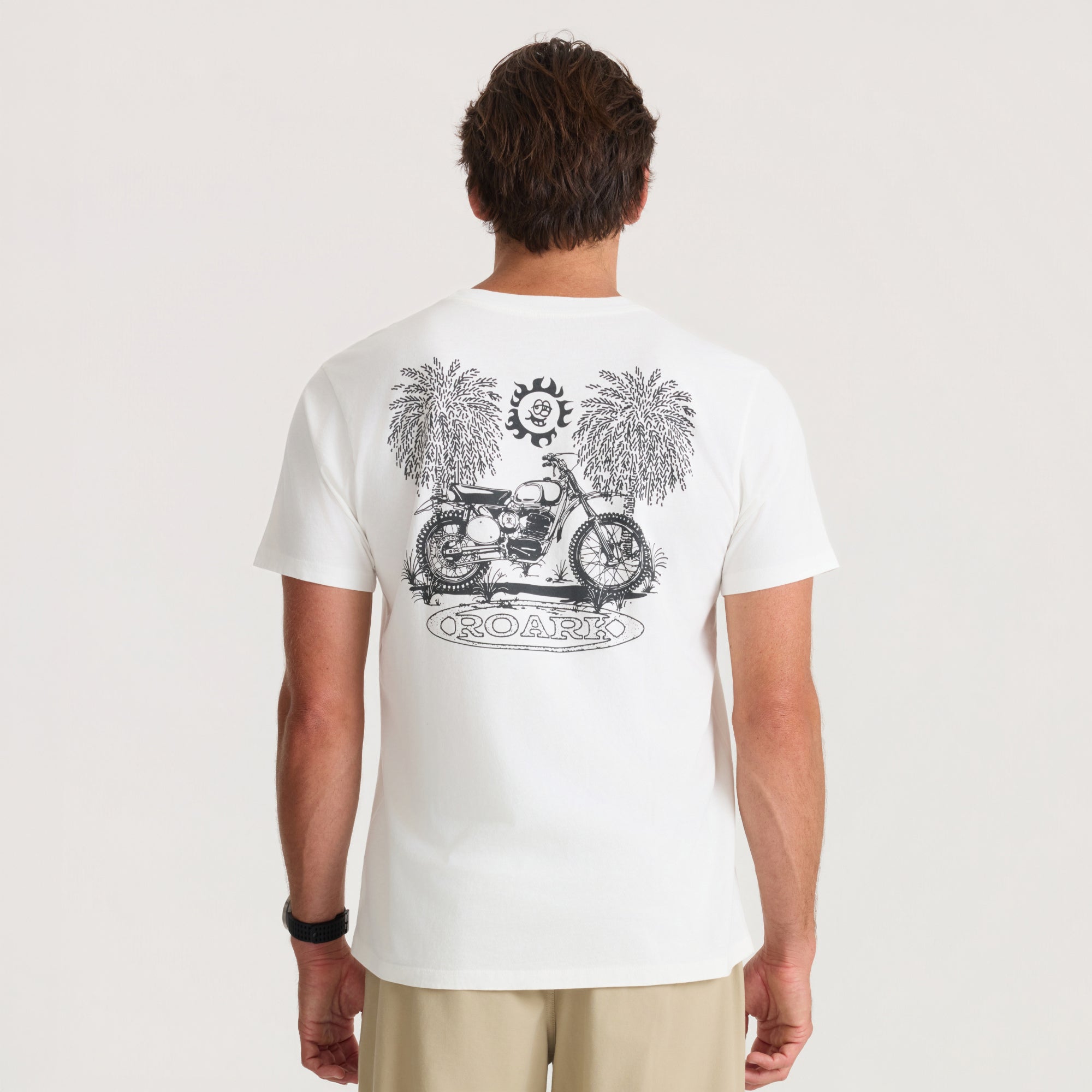 Moto Premium Tee in Off White – Roark